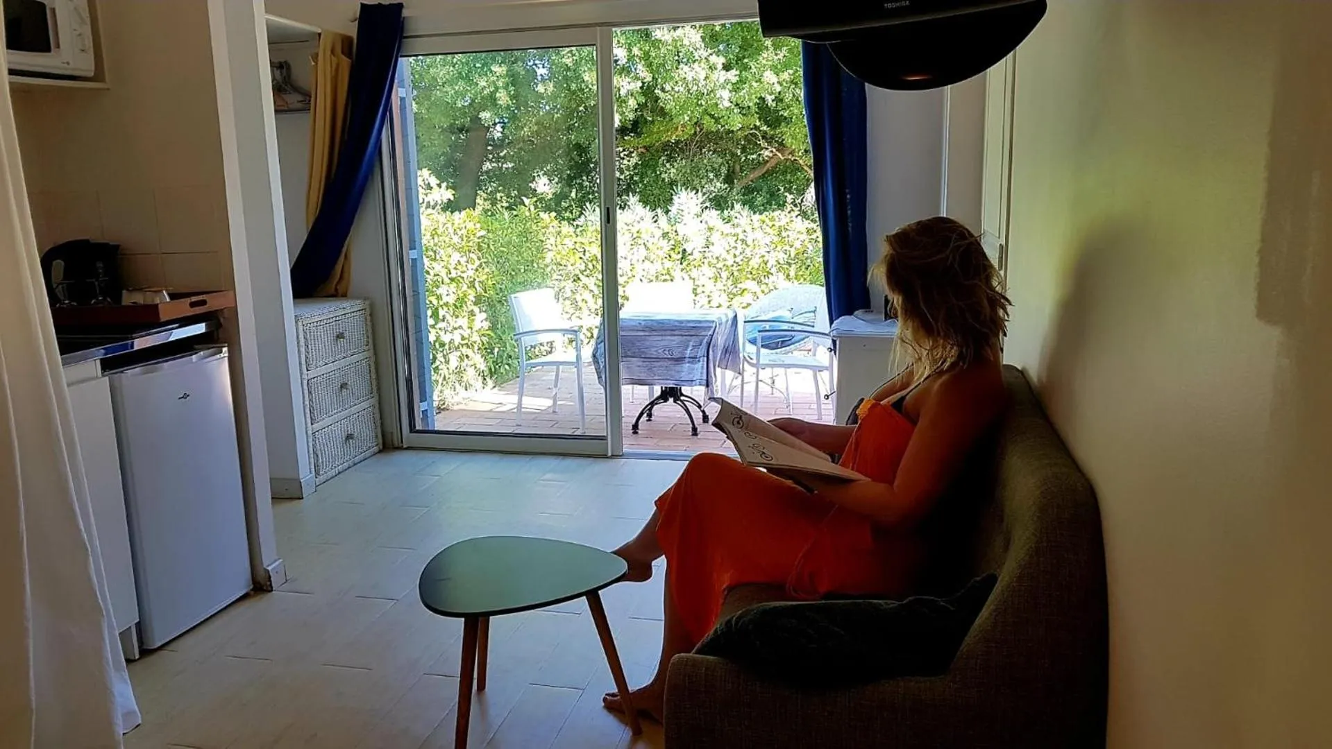 Patio in Clos des Vignes Pampelonne Vineyard