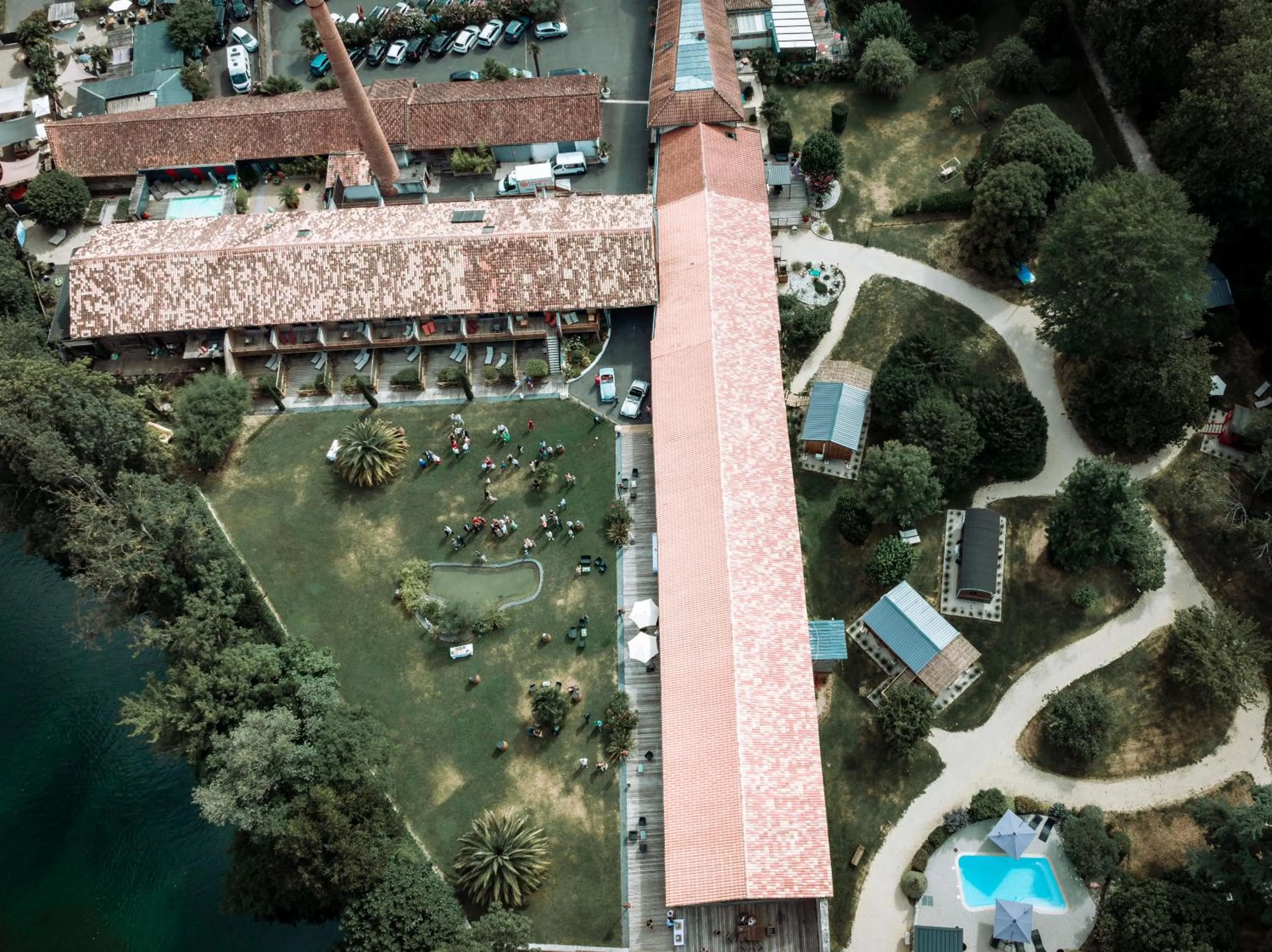 Bird's eye view in Hôtel Quai des Pontis