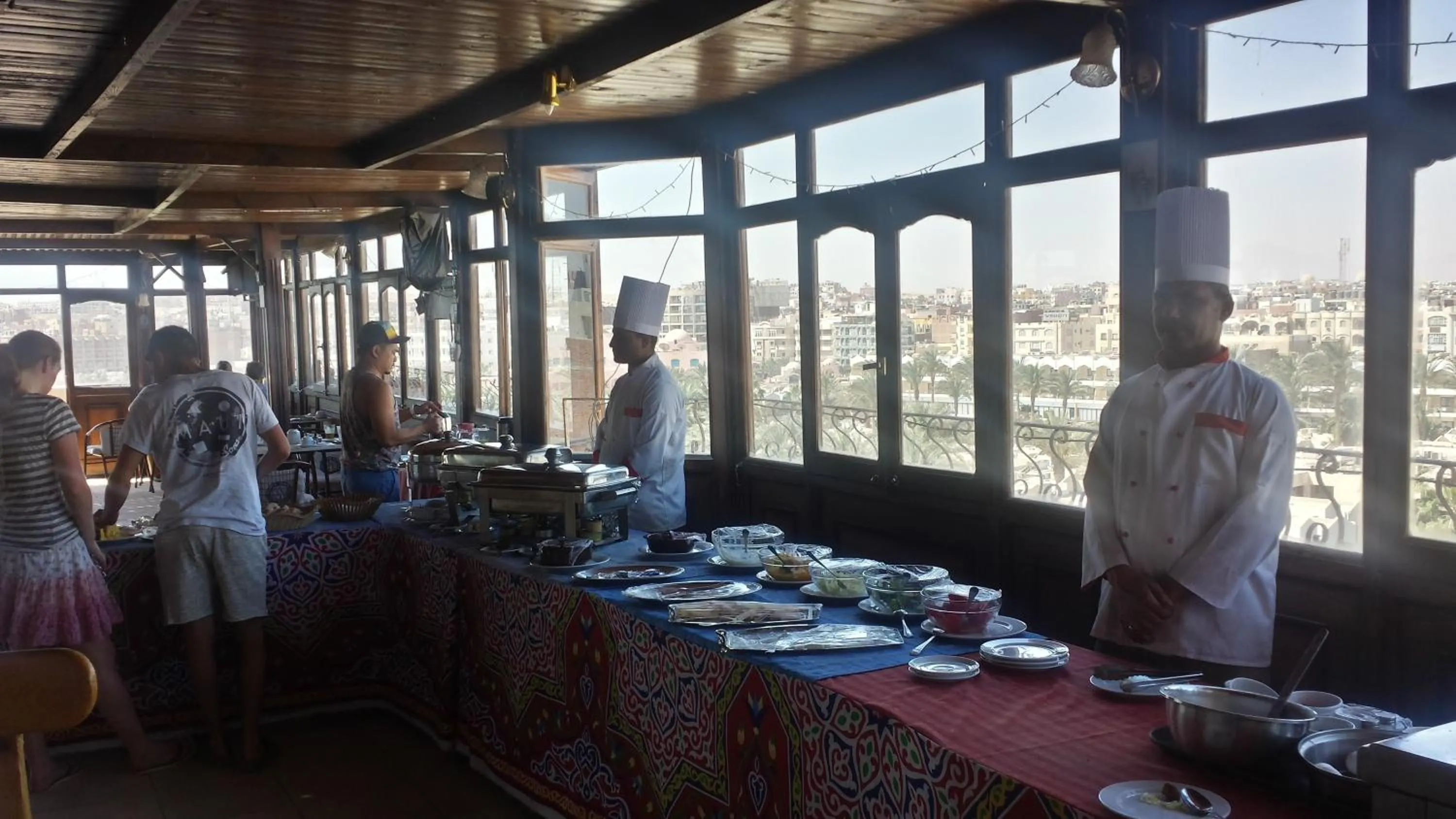 Staff in Golden Rose Hotel