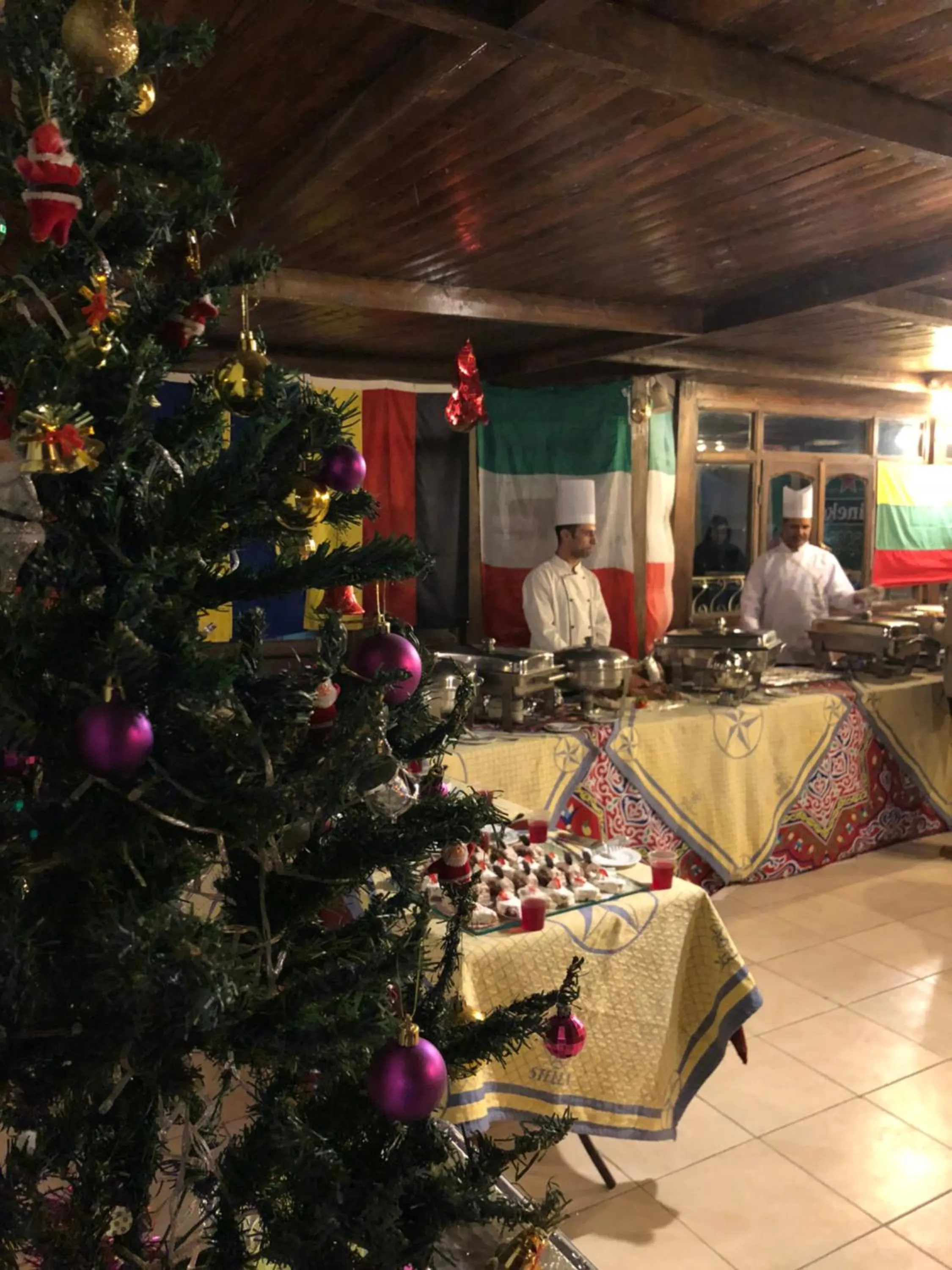 Patio in Golden Rose Hotel