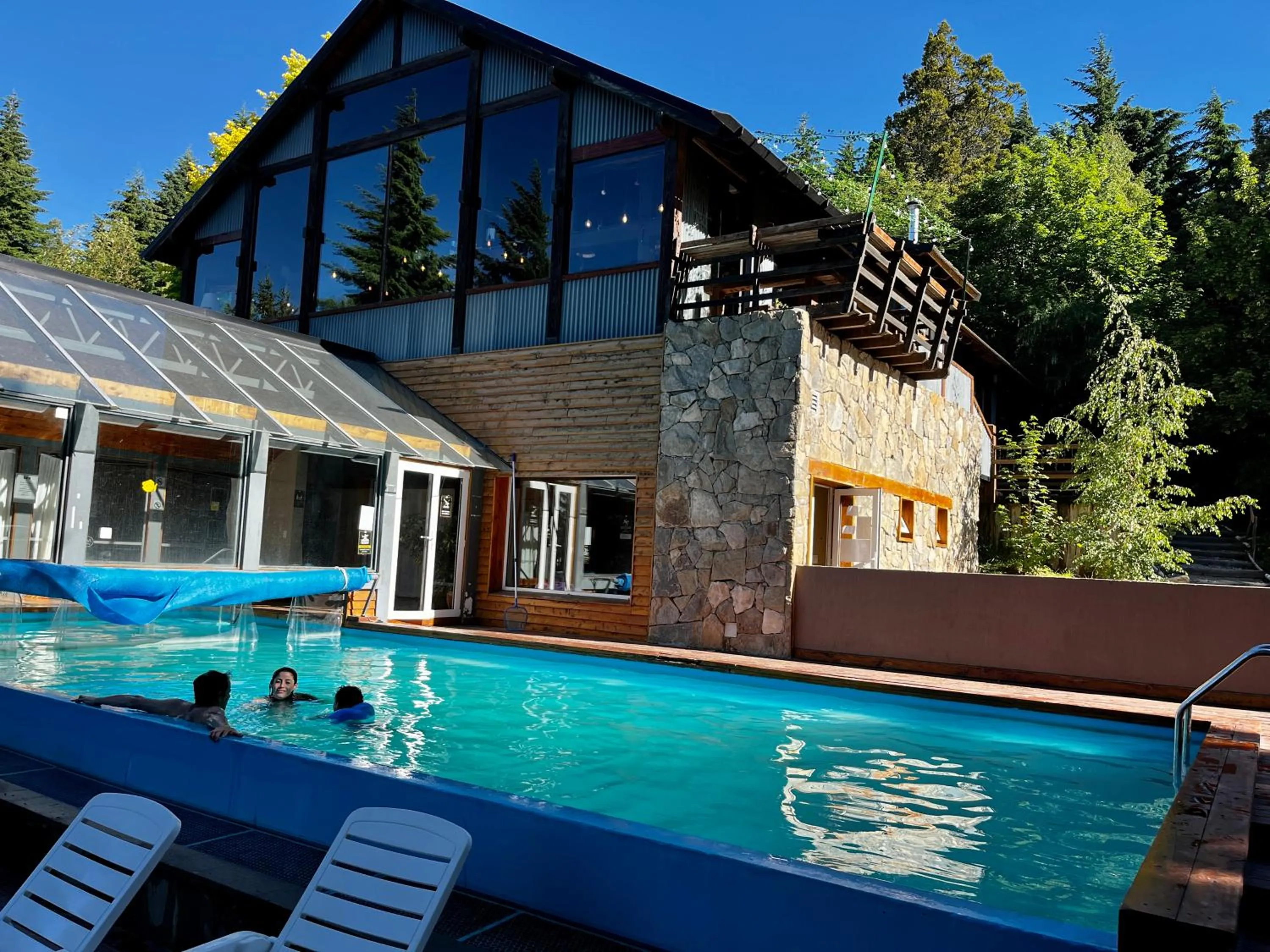 Pool view in Aldea Andina Hotel&Spa