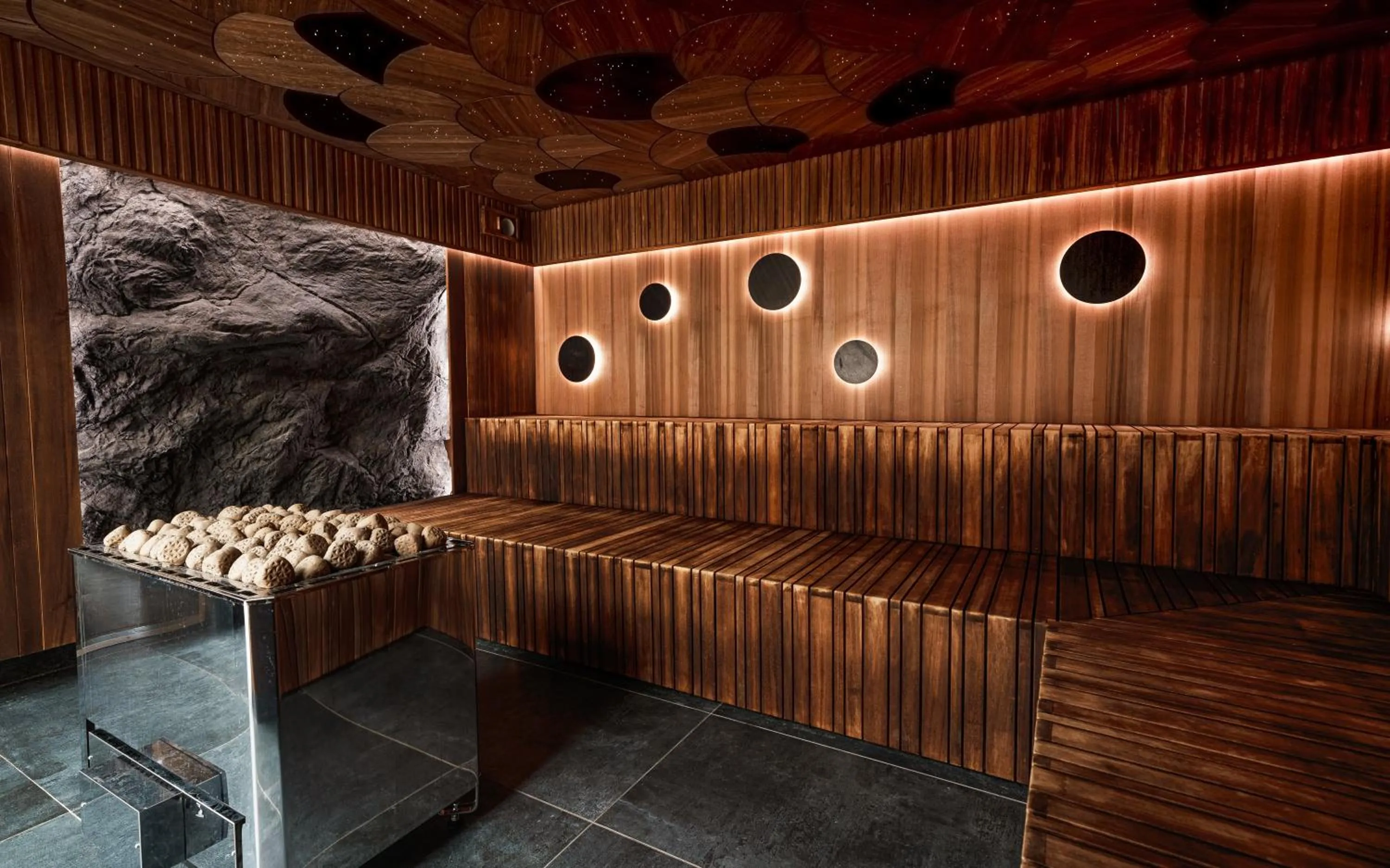 Sauna in Hotel Horal