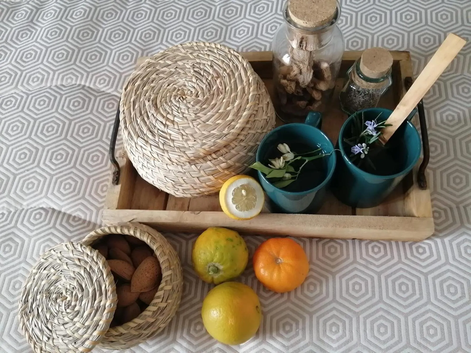 Decorative detail in La Terrazza di Empedocle