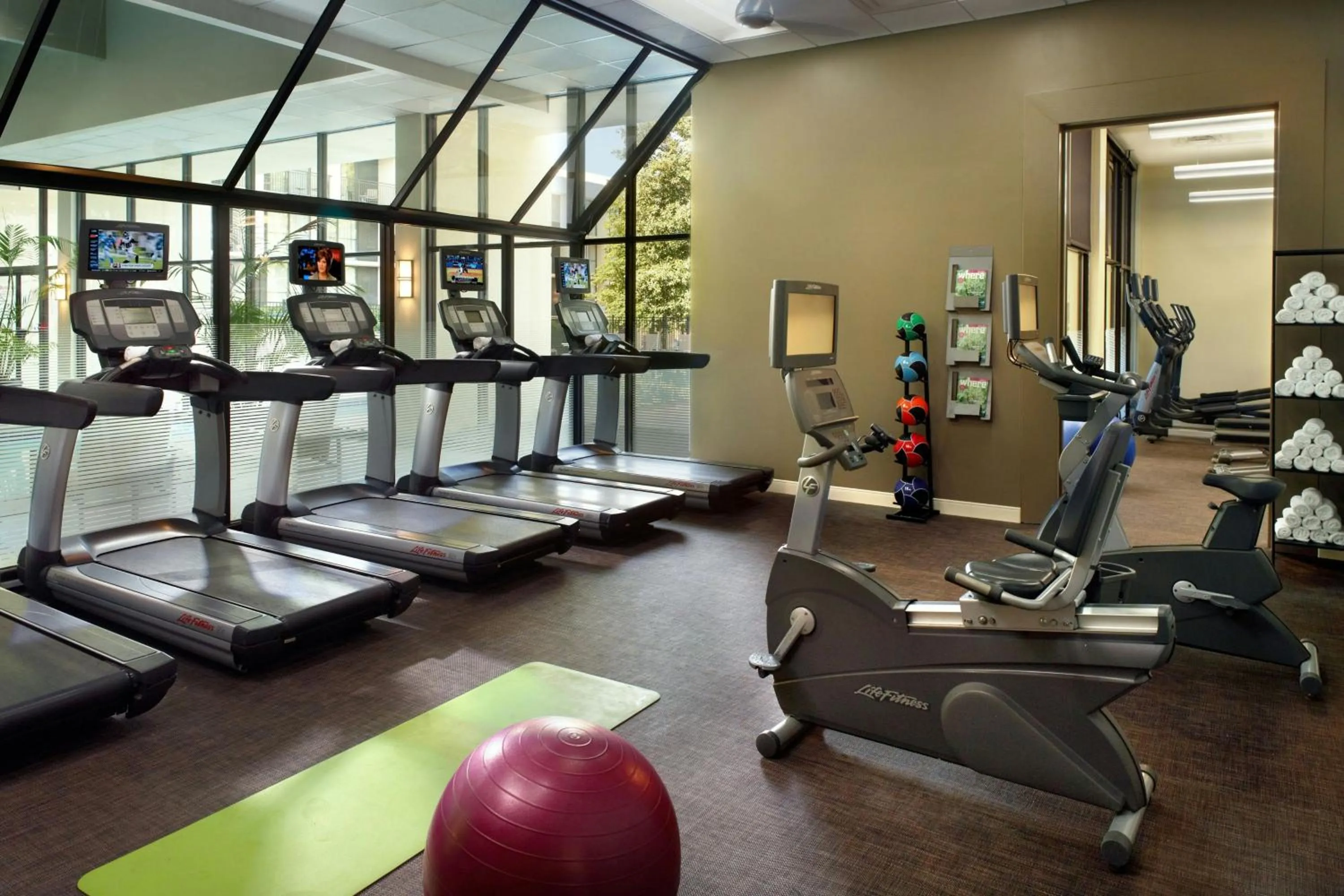 Fitness centre/facilities in Atlanta Marriott Perimeter Center