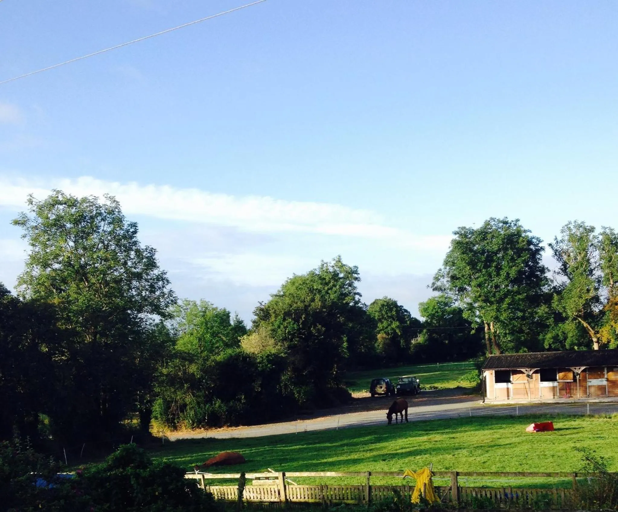 Garden view in Corriebeg Cottage
