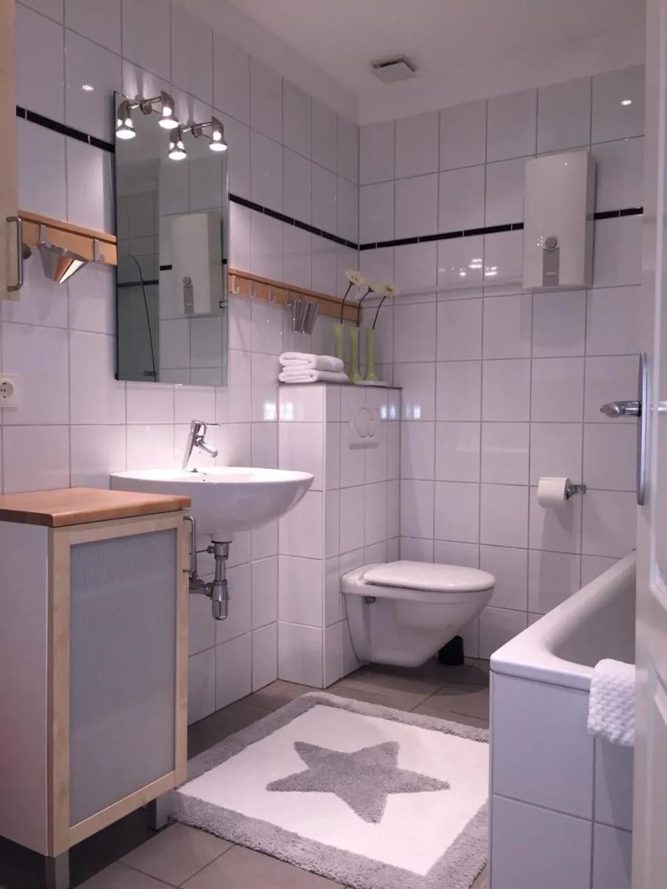 Bathroom in Düsseldorfer Domicil Media Harbour