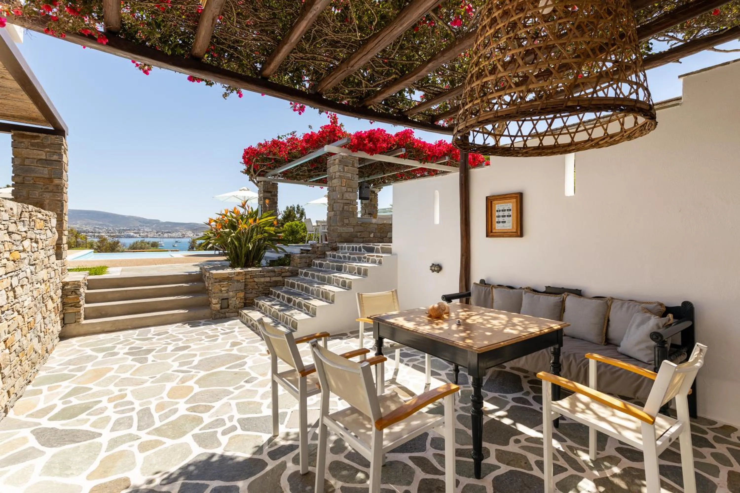 Patio in Roses Beach