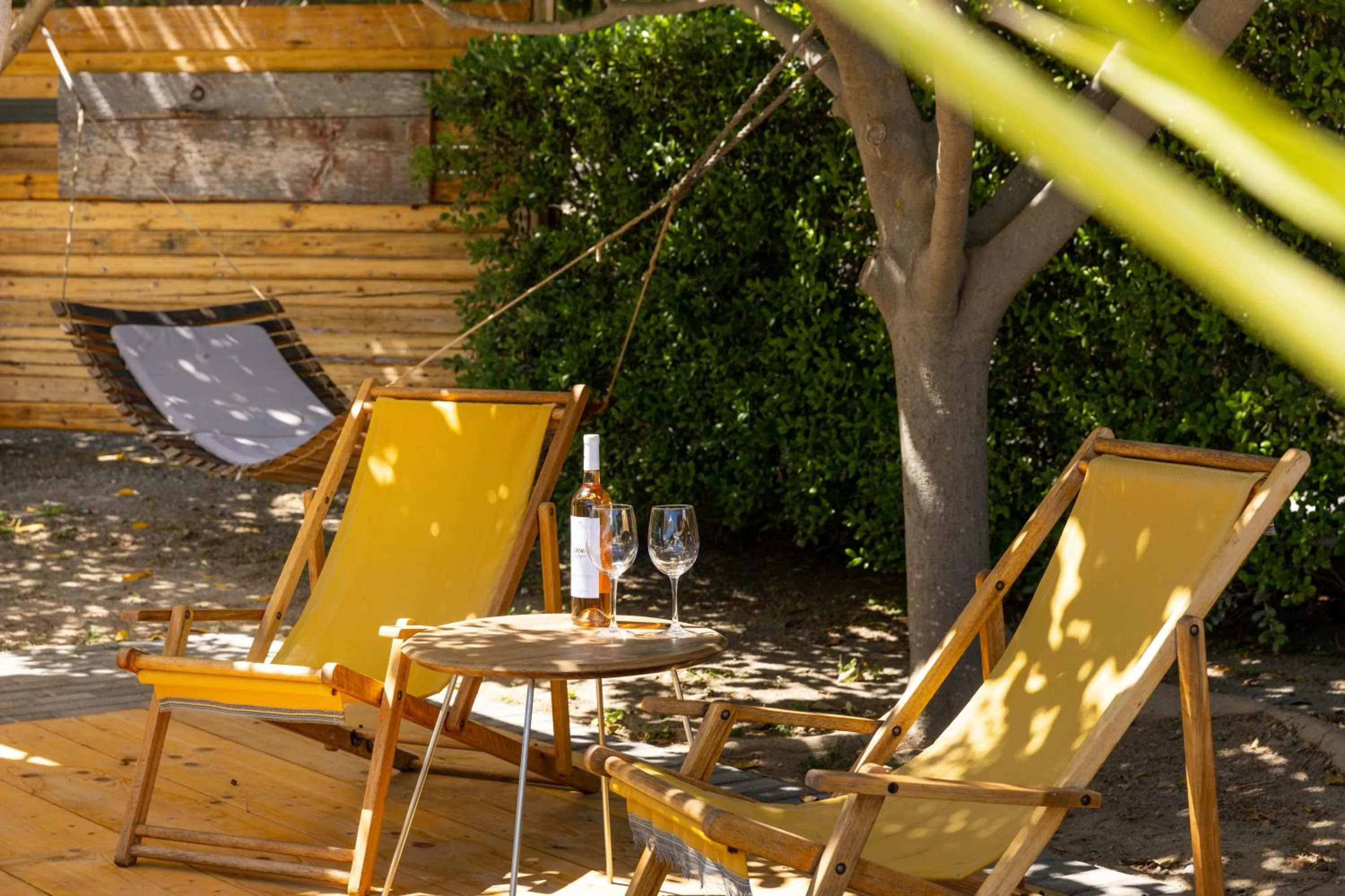 Garden view in Roses Beach