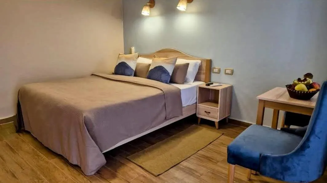 Bed in Mangrove Bay Resort