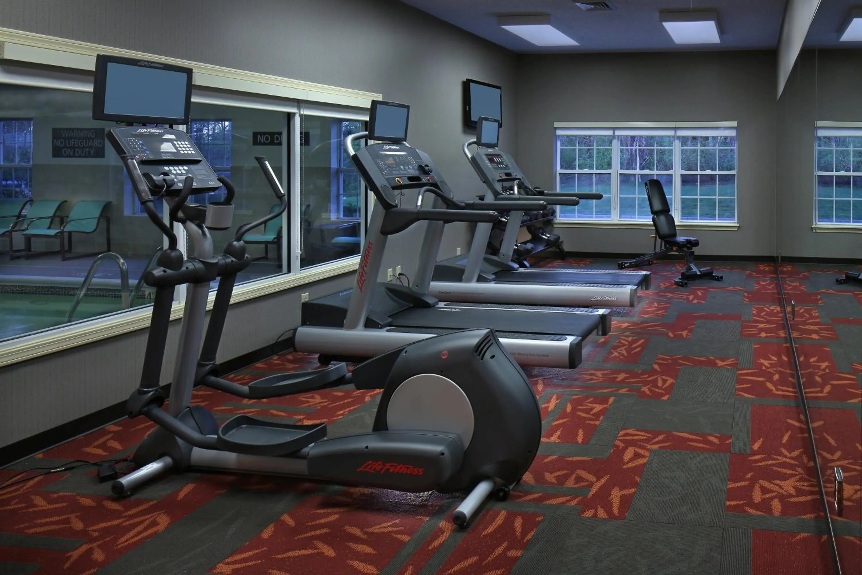 Fitness centre/facilities in Residence Inn Mystic Groton