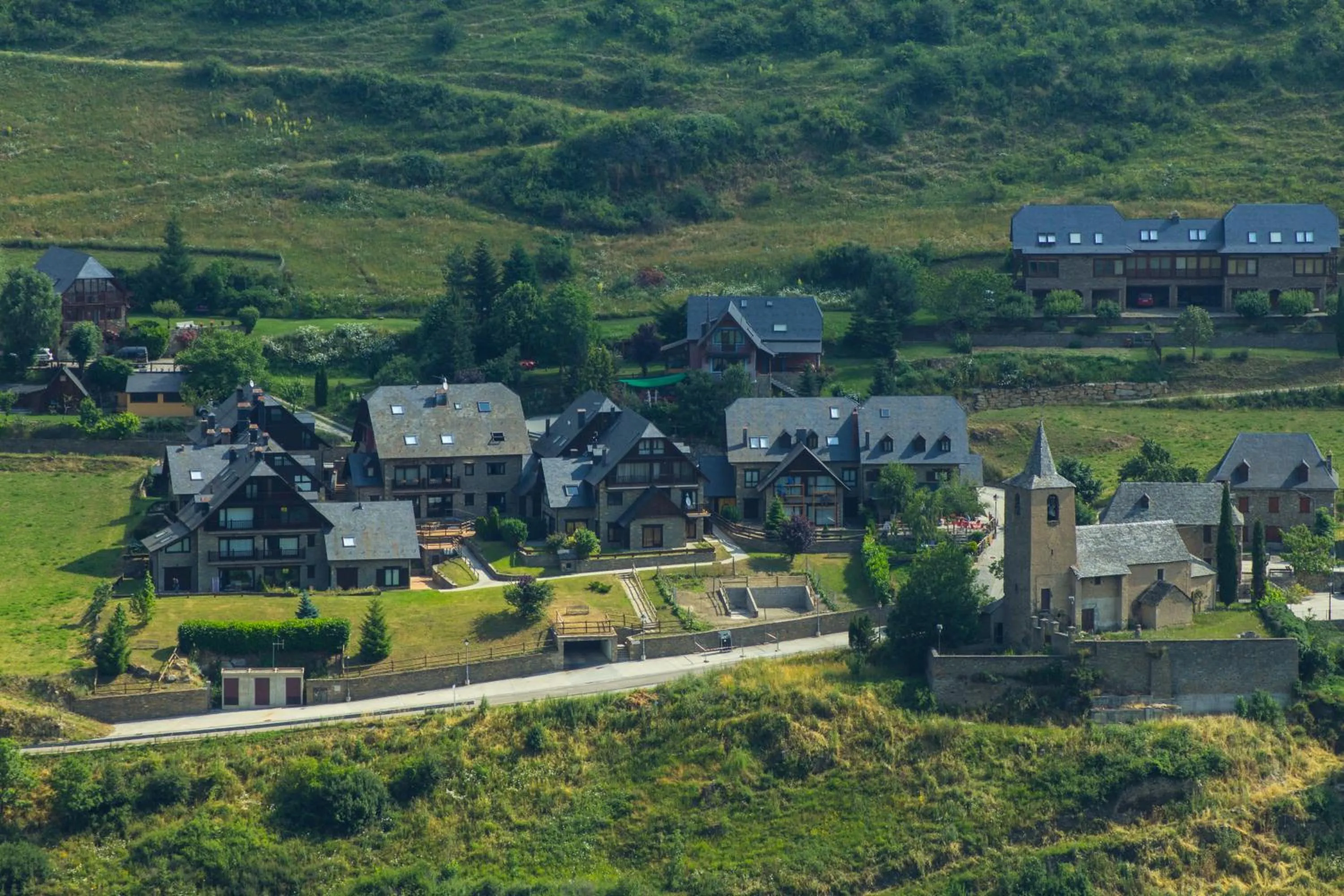 Bird's eye view in Tierras De Arán