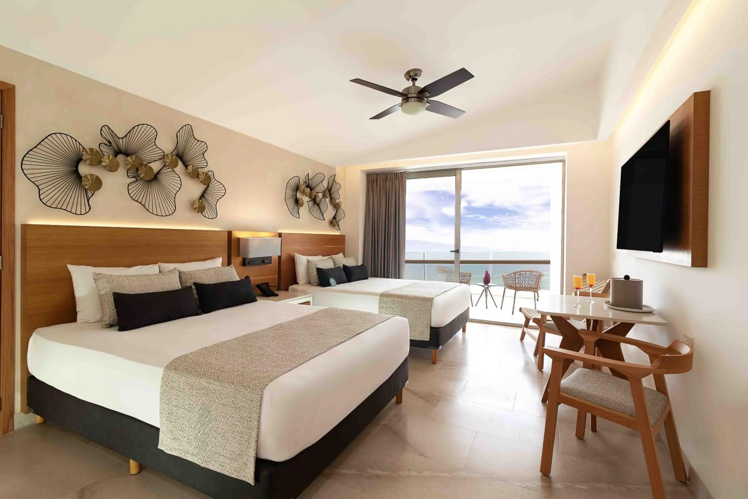 Bedroom, Bed in Sunset Plaza Beach Resort Puerto Vallarta All Inclusive