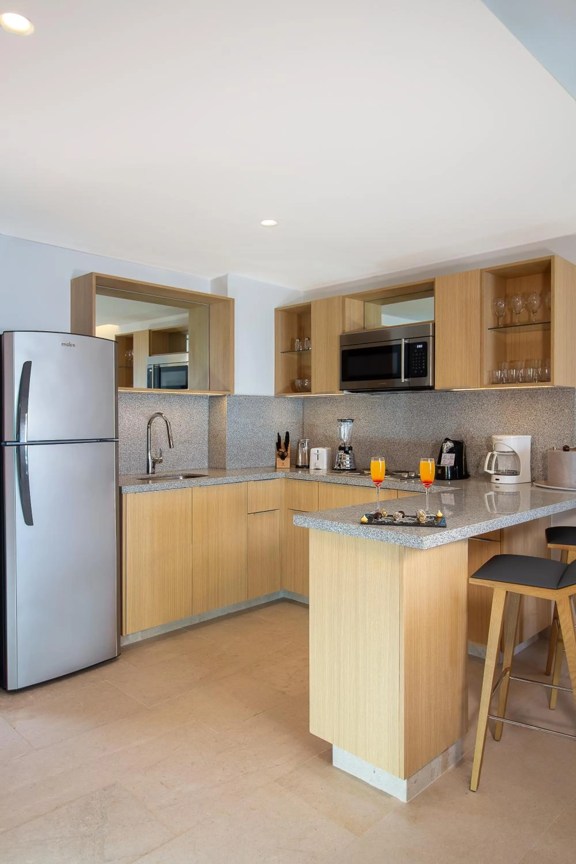 Kitchen or kitchenette in Sunset Plaza Beach Resort Puerto Vallarta All Inclusive