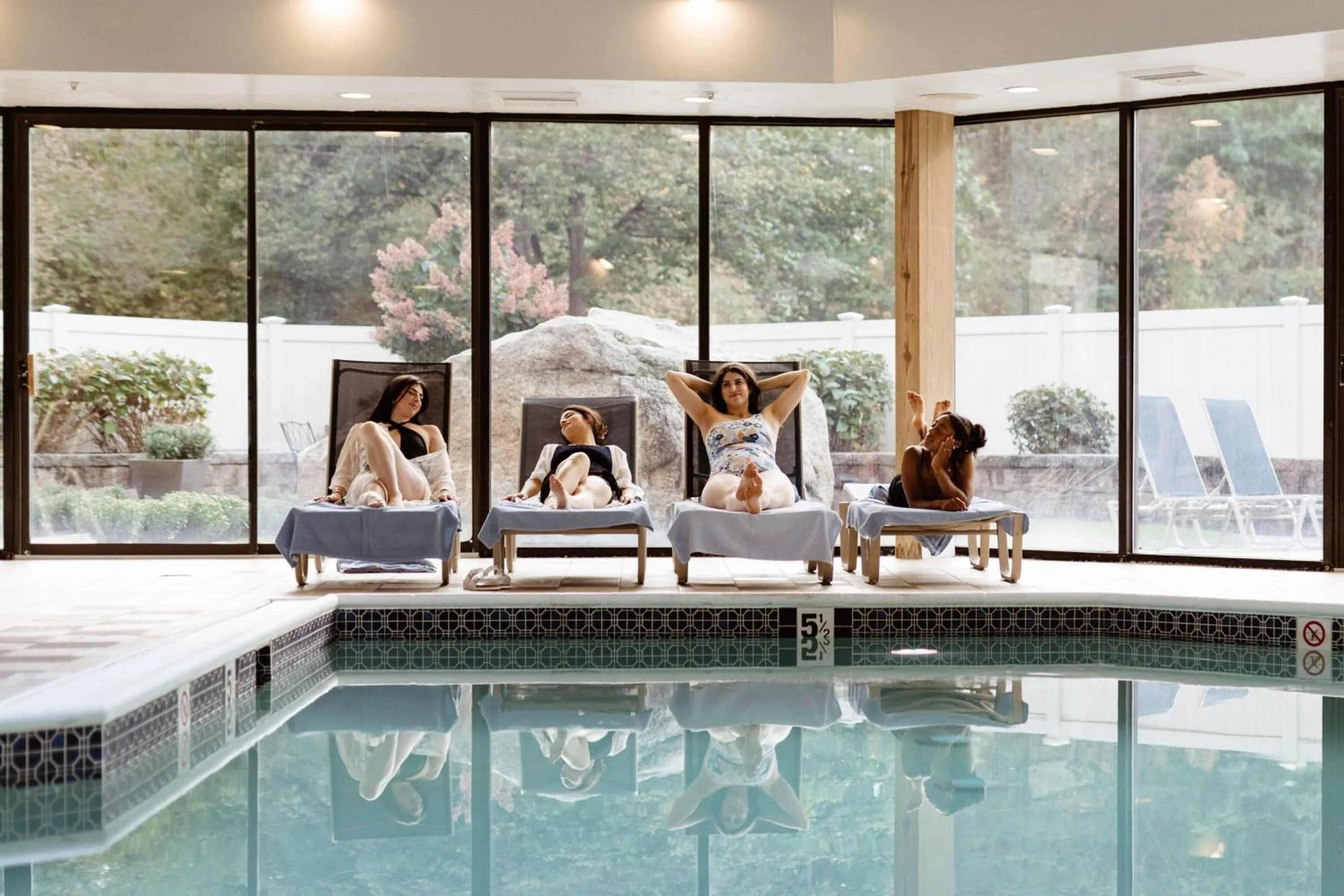 Fitness centre/facilities in Boston Marriott Peabody