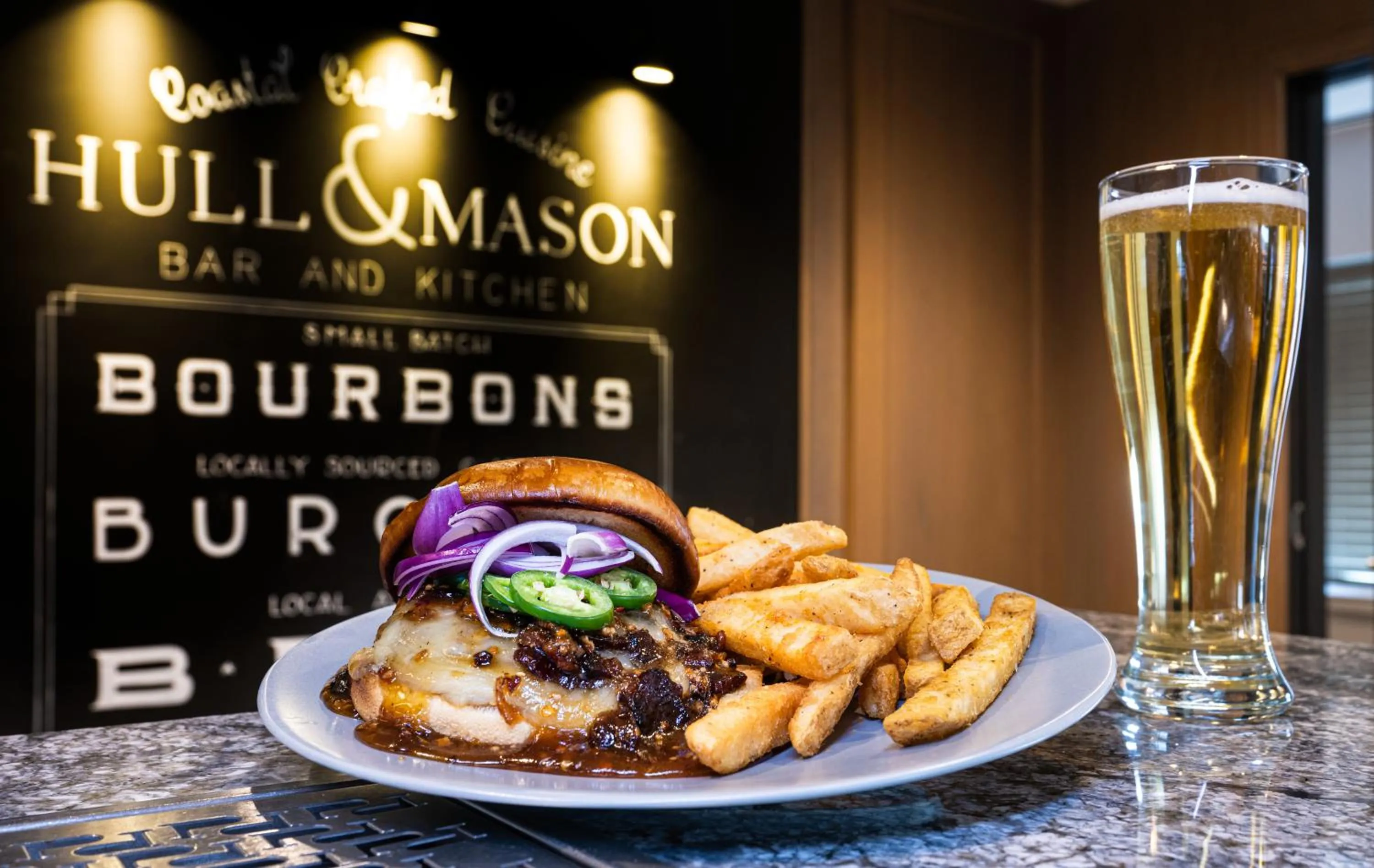 Food and drinks in Marriott Boston Quincy