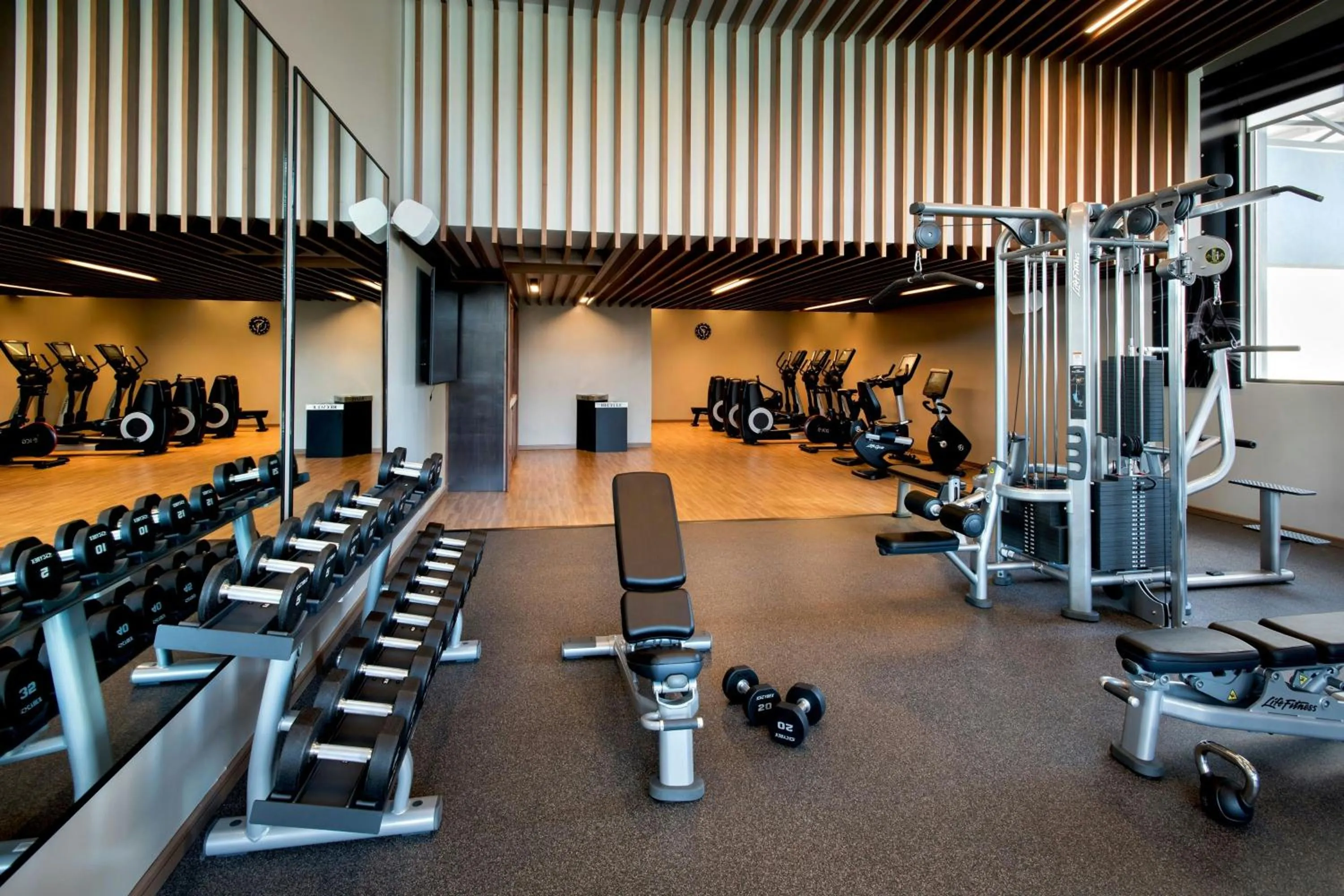 Fitness centre/facilities in Marriott Springfield Downtown