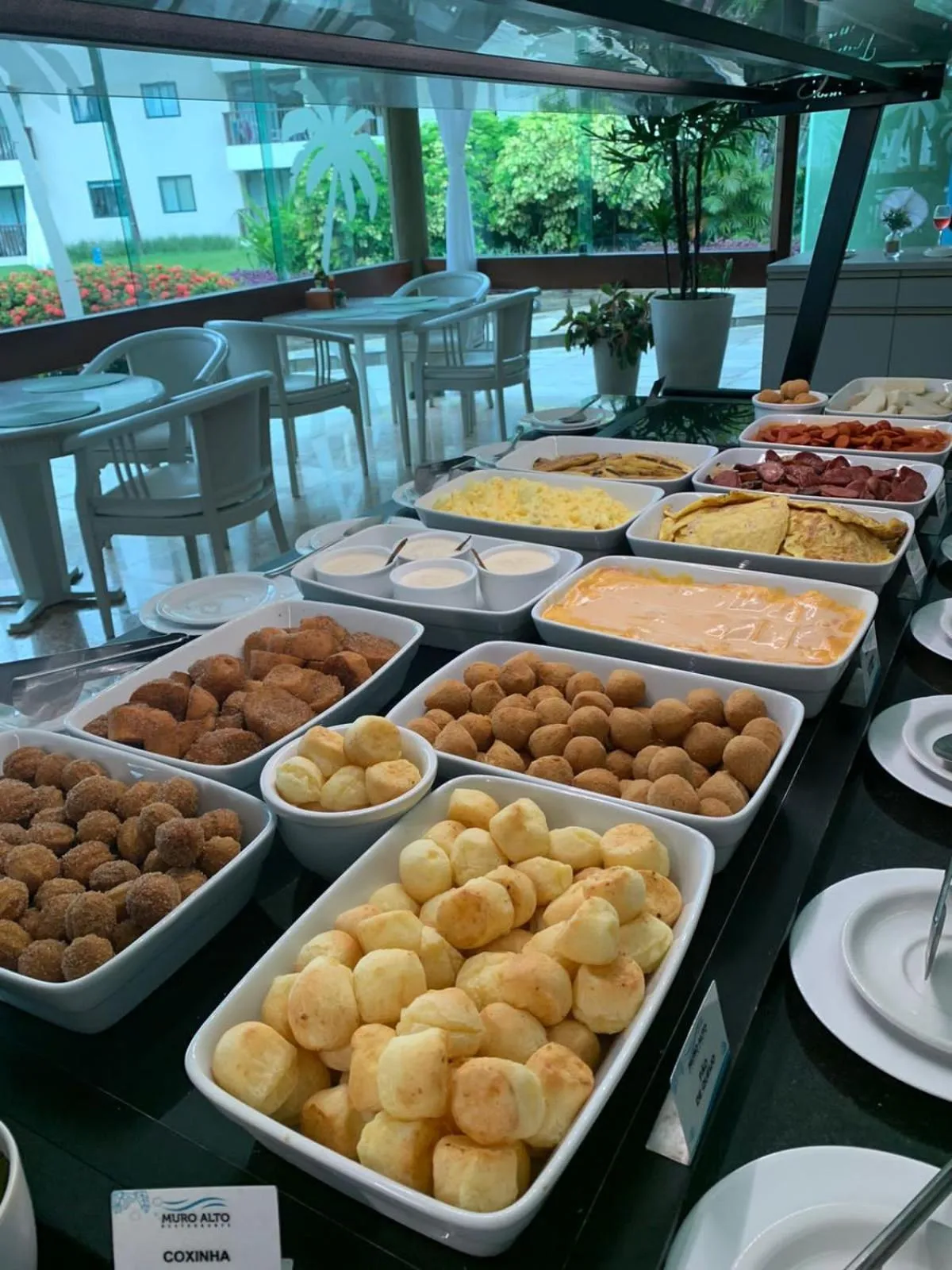 Buffet breakfast in Marulhos Resort Porto de Galinhas