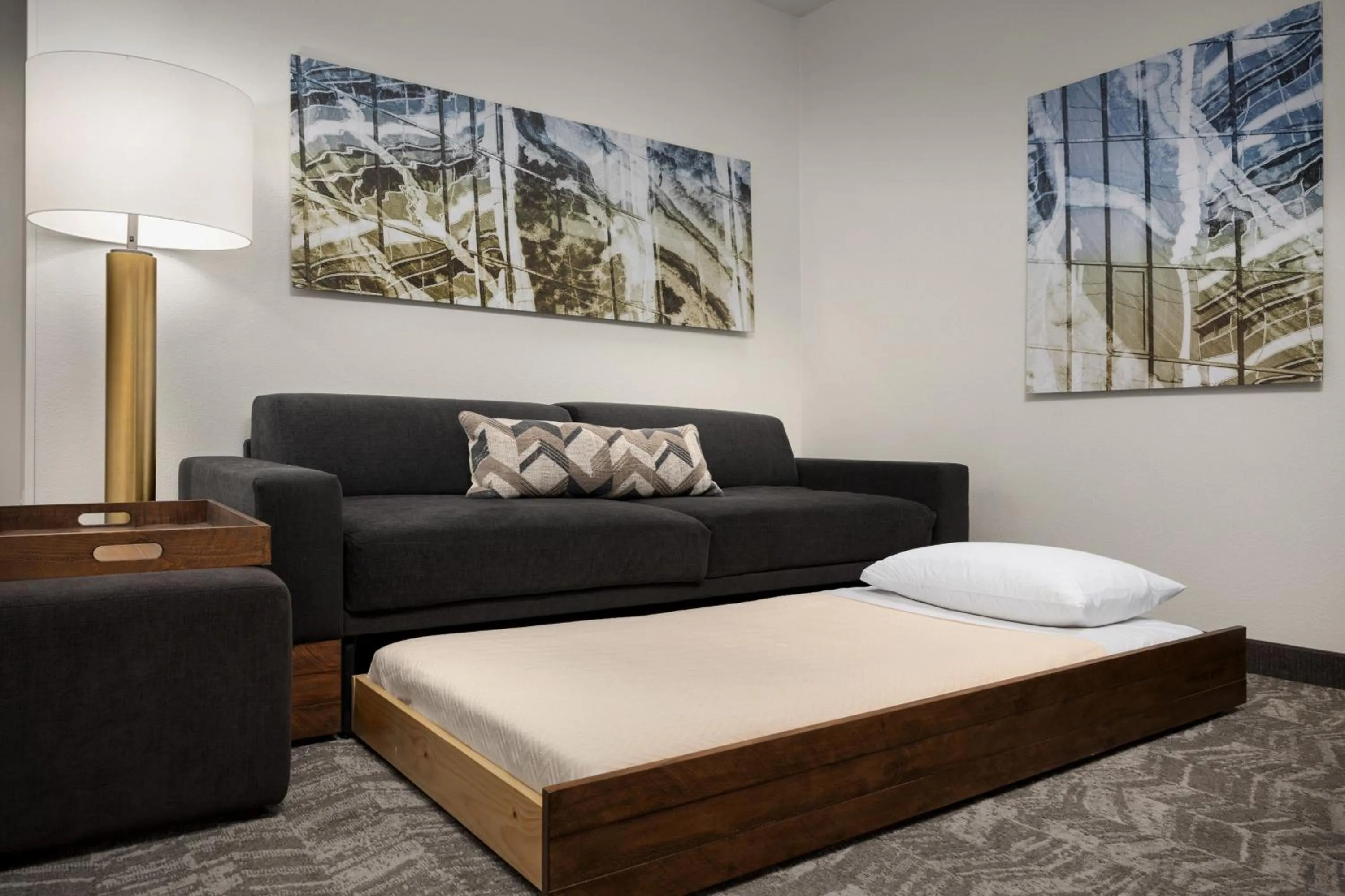 Bedroom in SpringHill Suites Boston Peabody