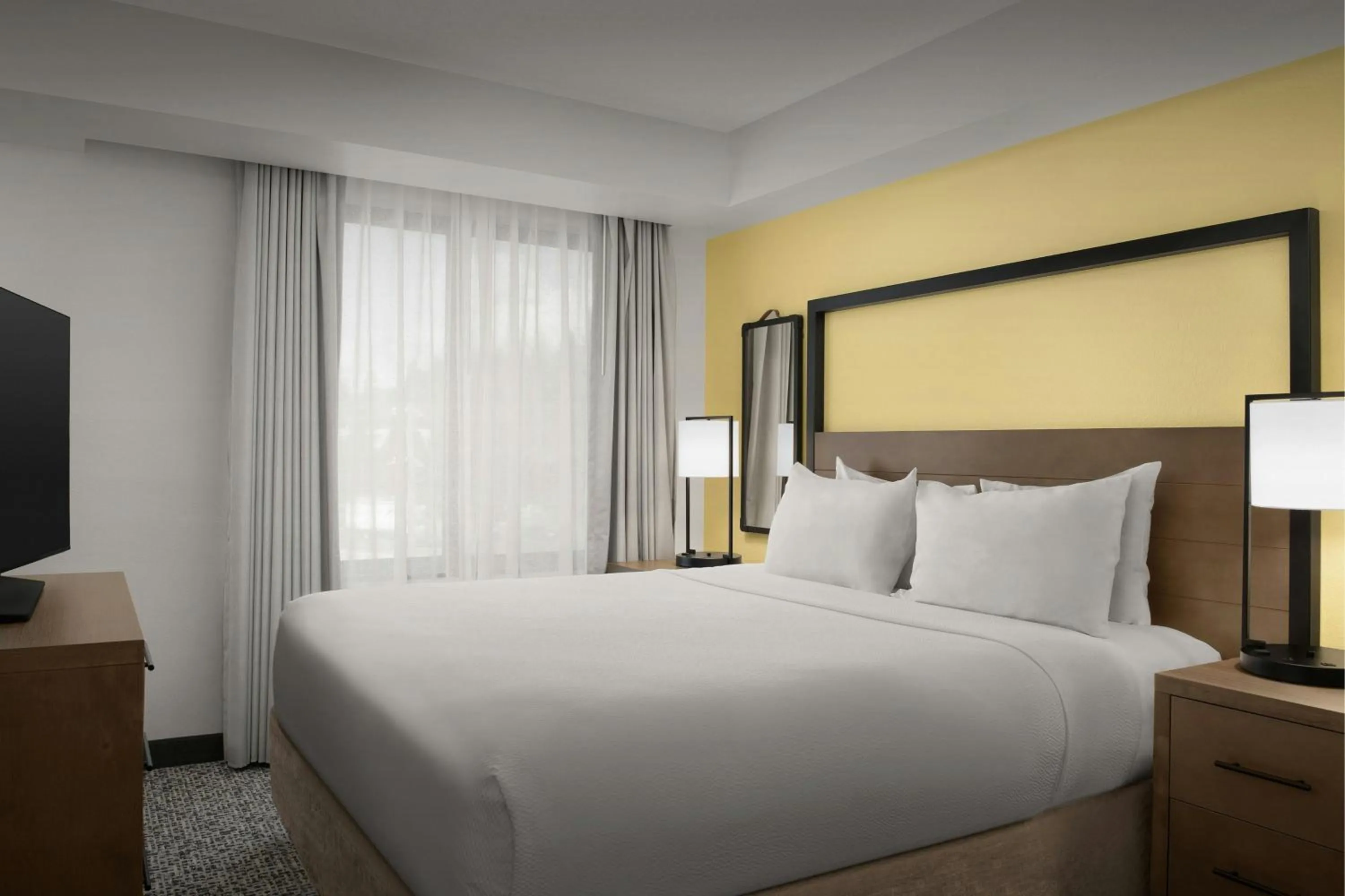 Bedroom, Bed in Residence Inn Seattle Bellevue Downtown