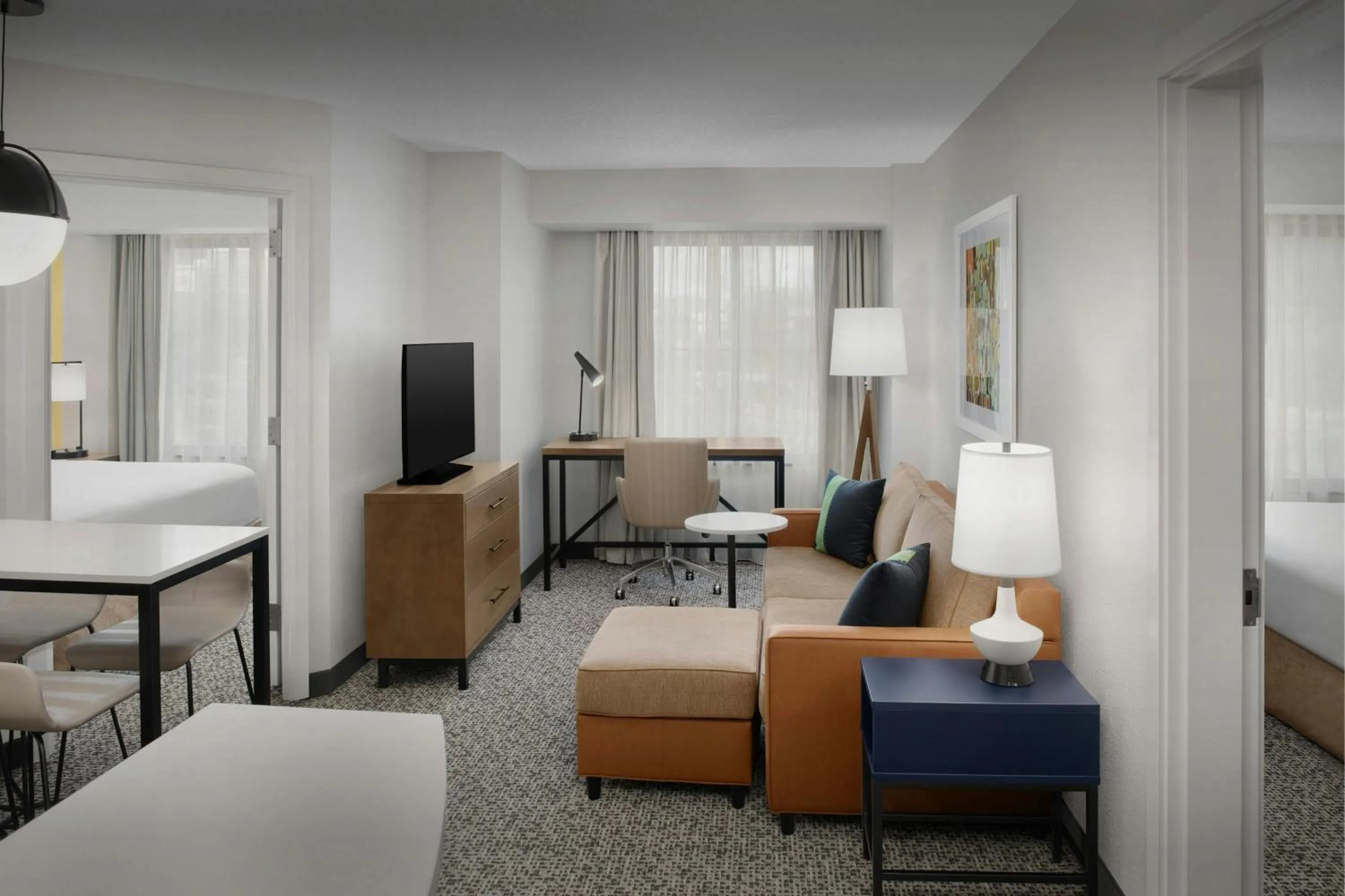 Bedroom, Bed in Residence Inn Seattle Bellevue Downtown