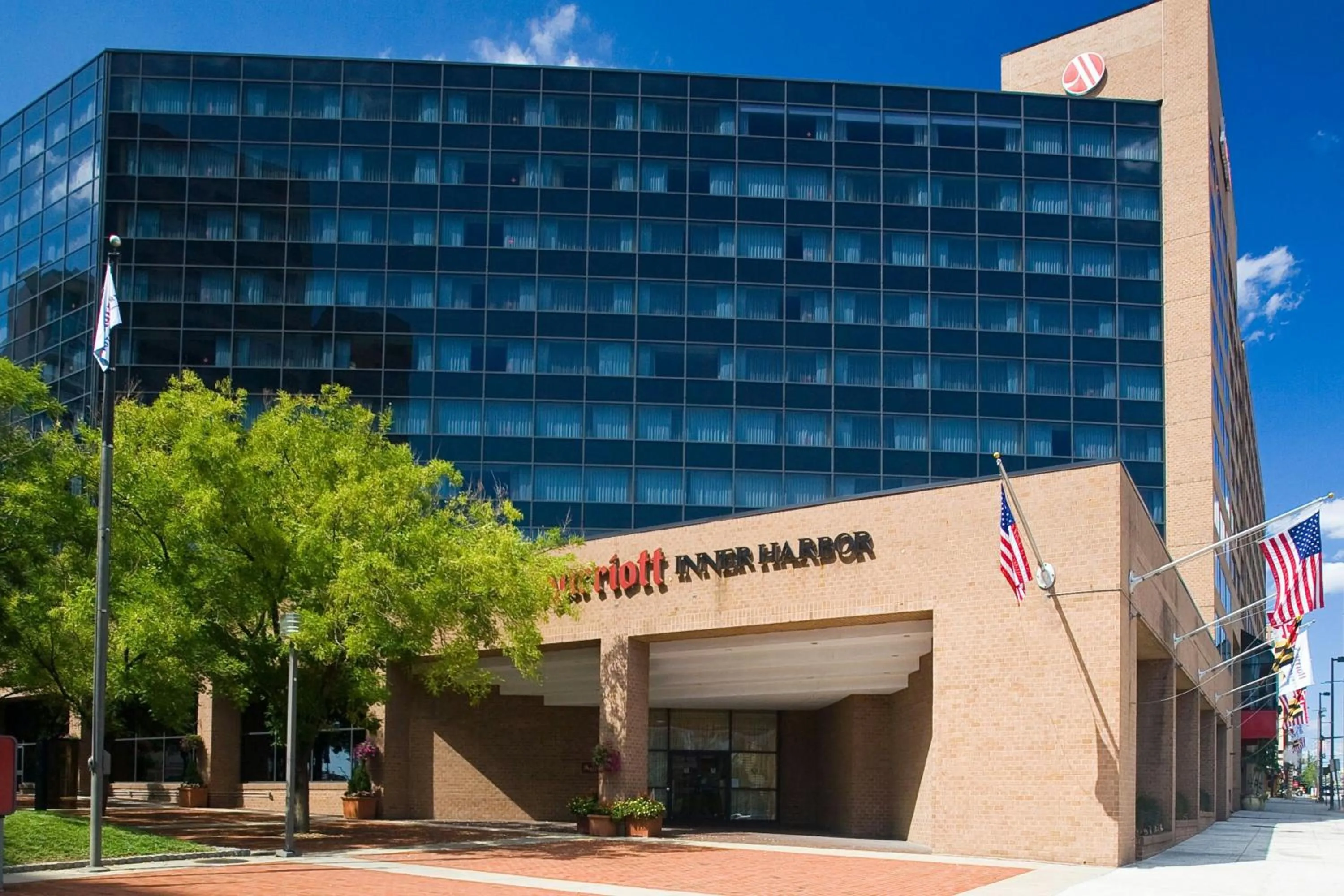 Property building in Baltimore Marriott Inner Harbor at Camden Yards