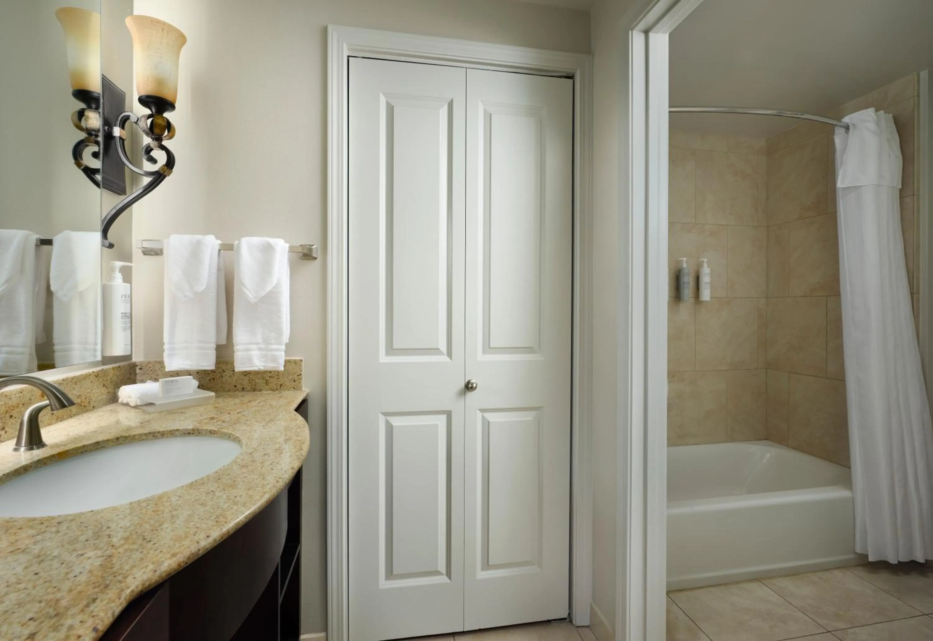 Bath in Homewood Suites by Hilton Shreveport Bossier City, LA