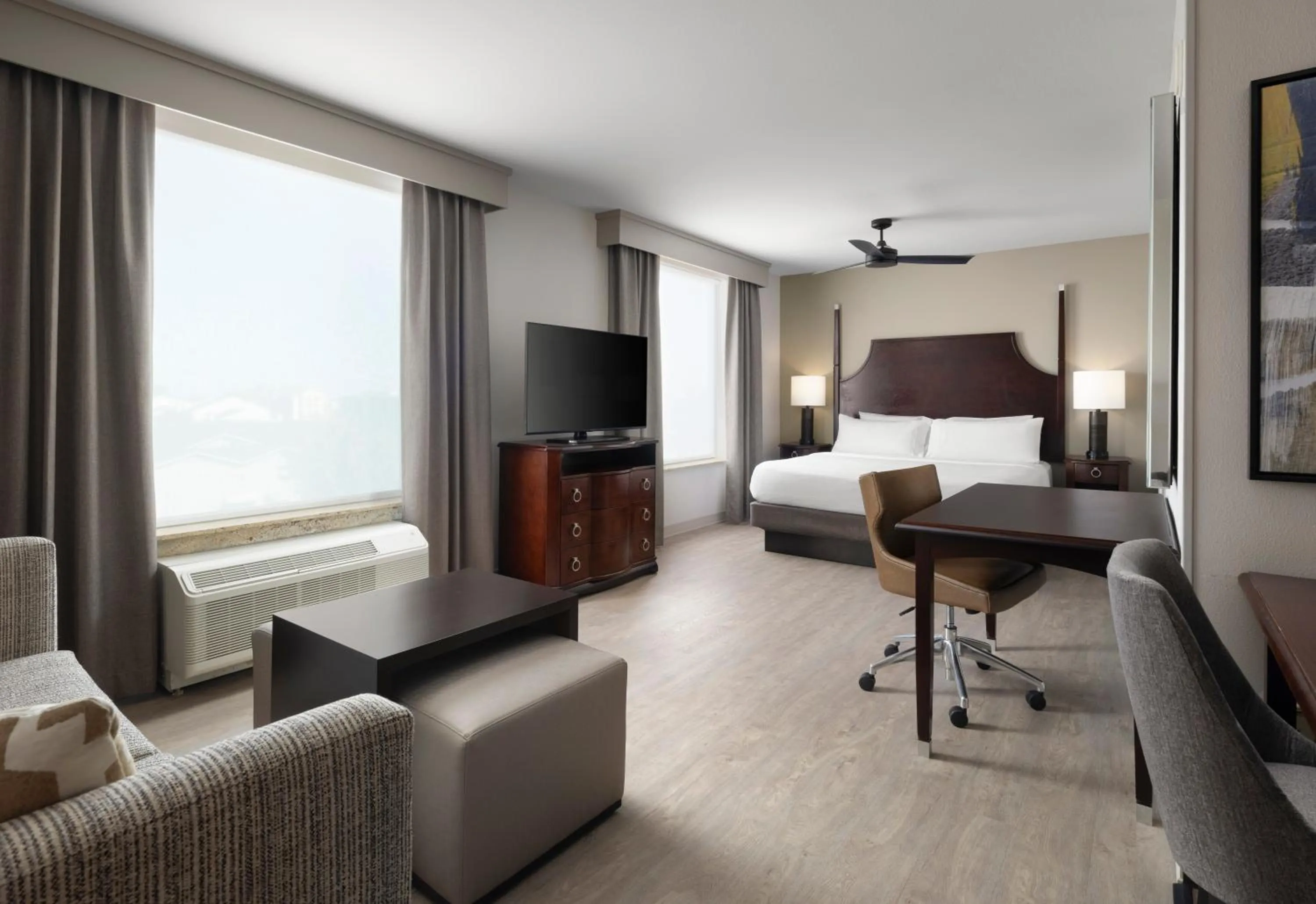 Bedroom, Bed in Homewood Suites by Hilton Shreveport Bossier City, LA