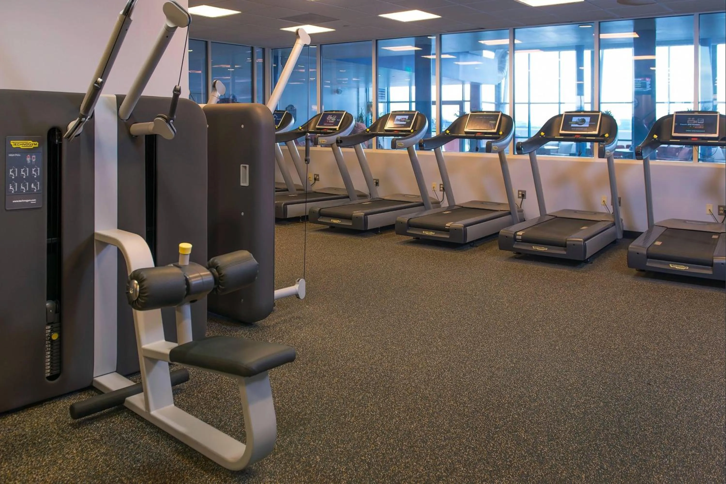 Fitness centre/facilities in Baltimore Marriott Waterfront