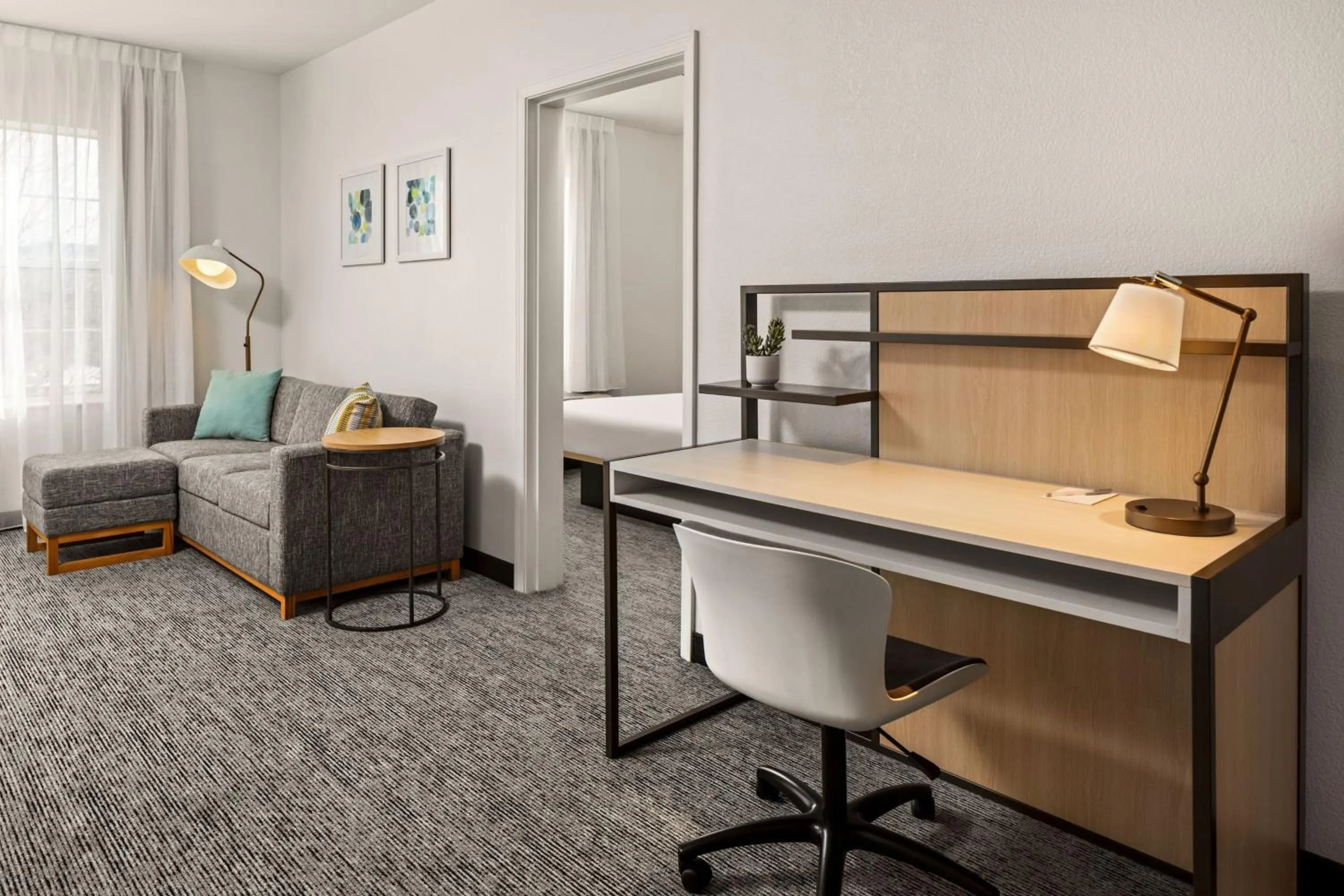 Photo of the whole room in TownePlace Suites Chicago Lombard