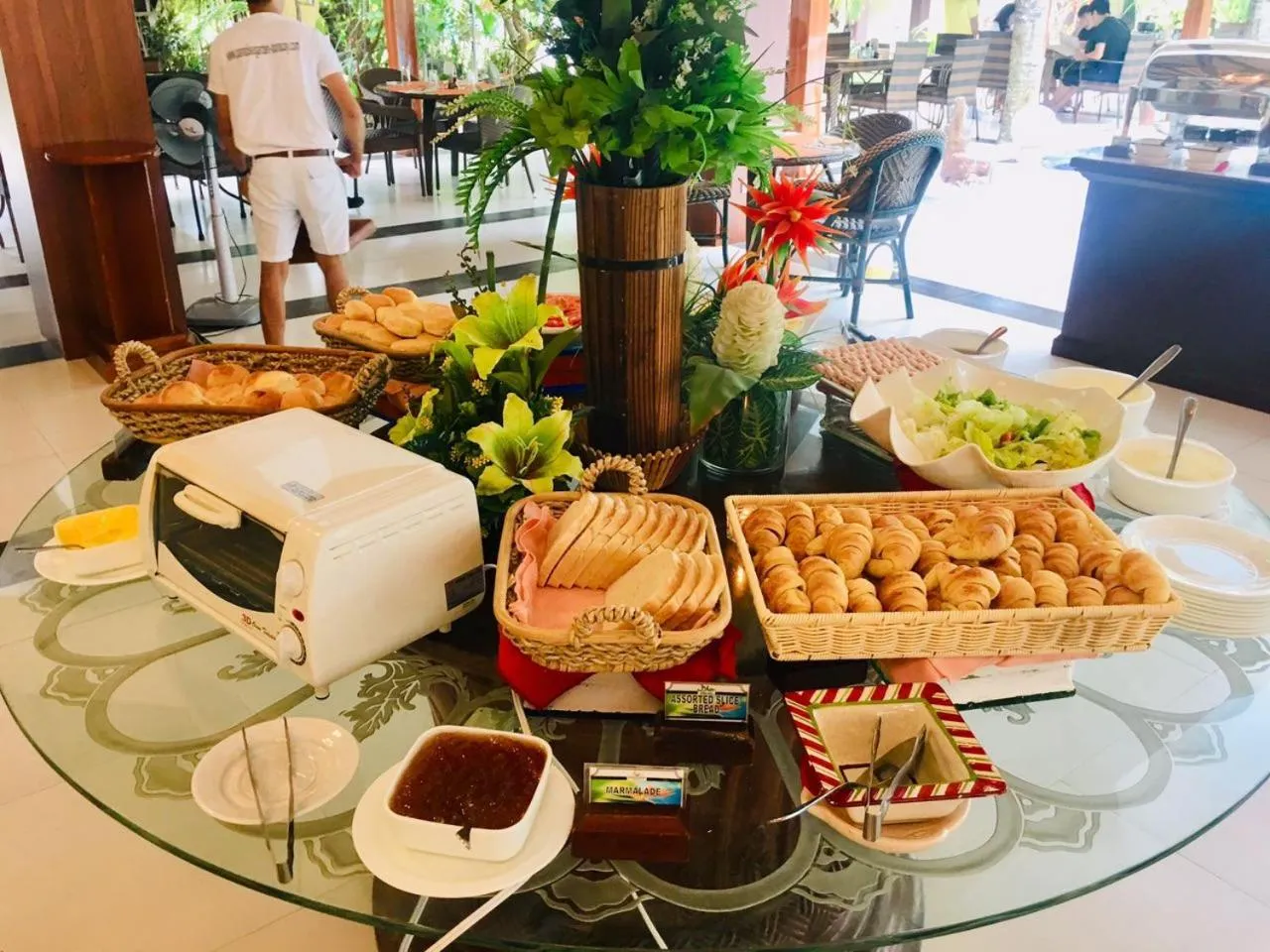 Buffet breakfast in Paradise Garden Hotel and Convention Center Boracay Powered by ASTON