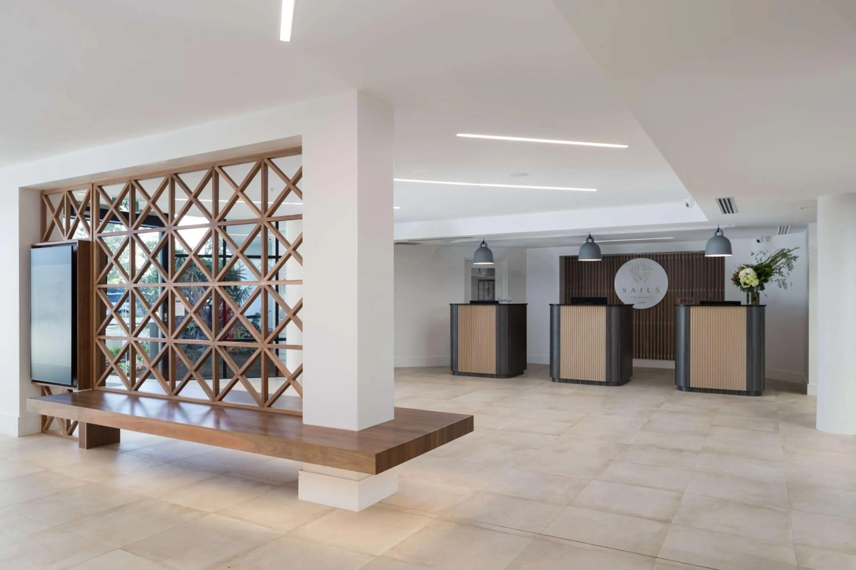 Lobby or reception in Sails Port Macquarie by Rydges