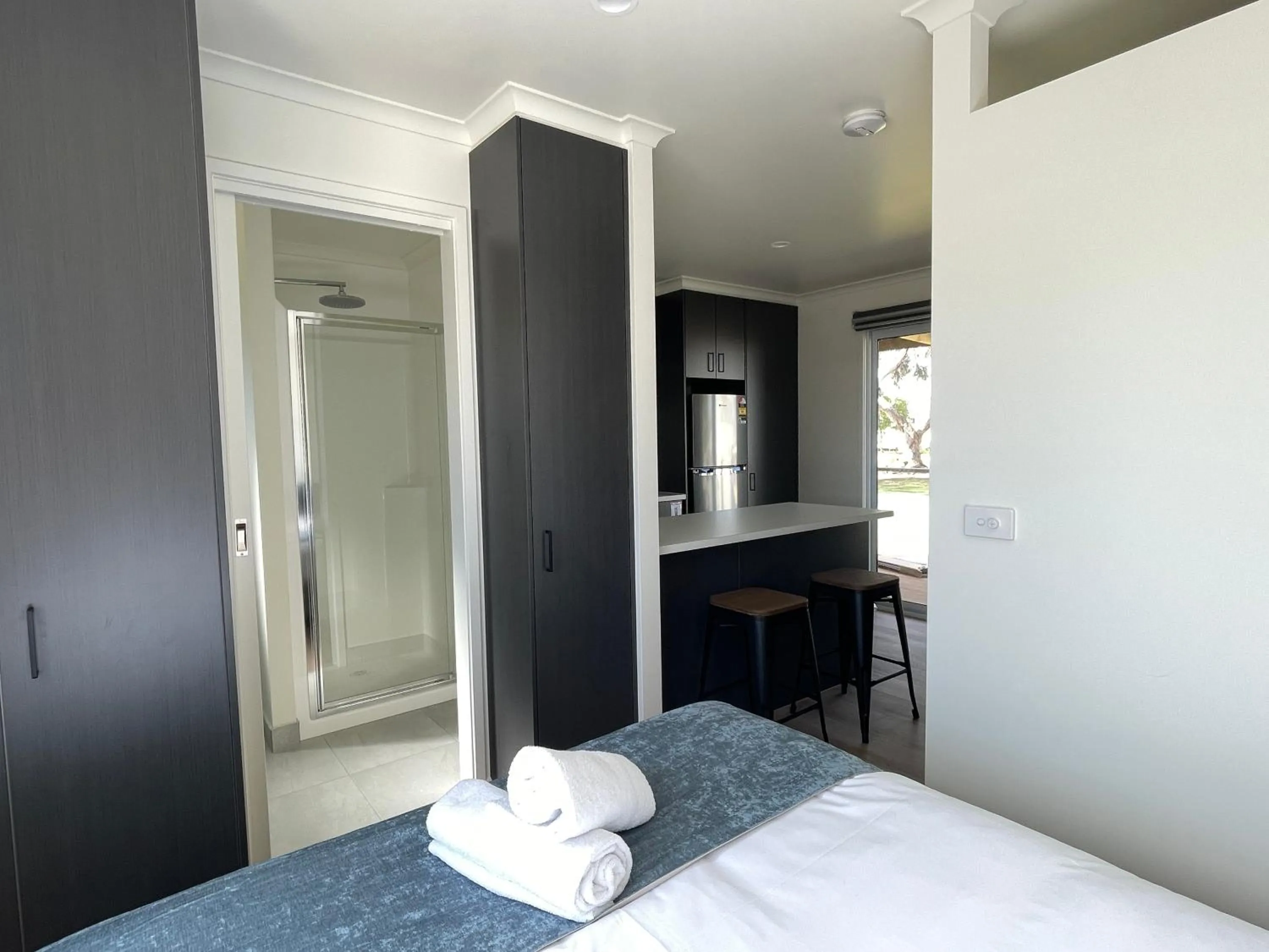 Bed in Kerang Holiday park