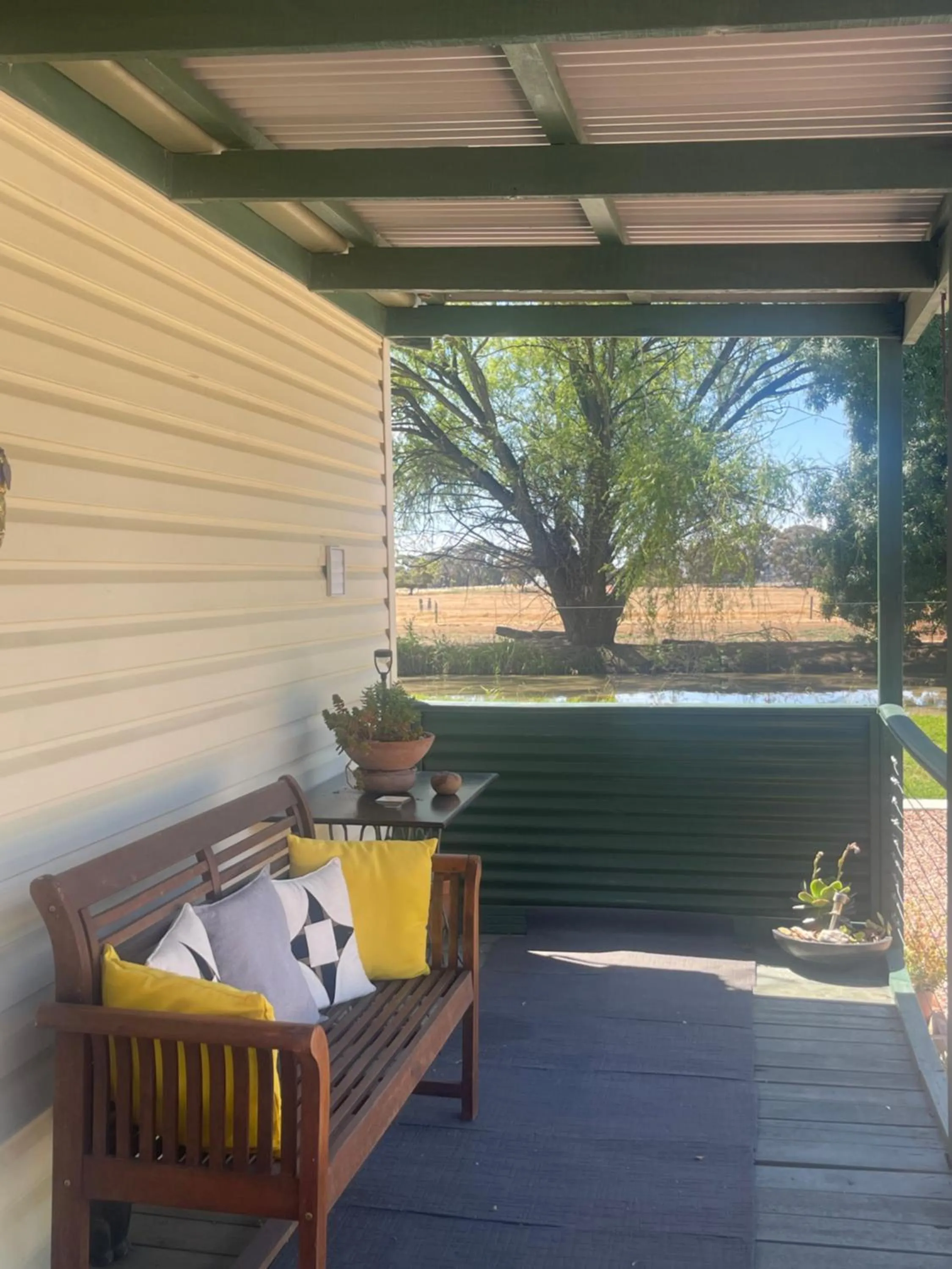 Balcony/Terrace in Kerang Holiday park