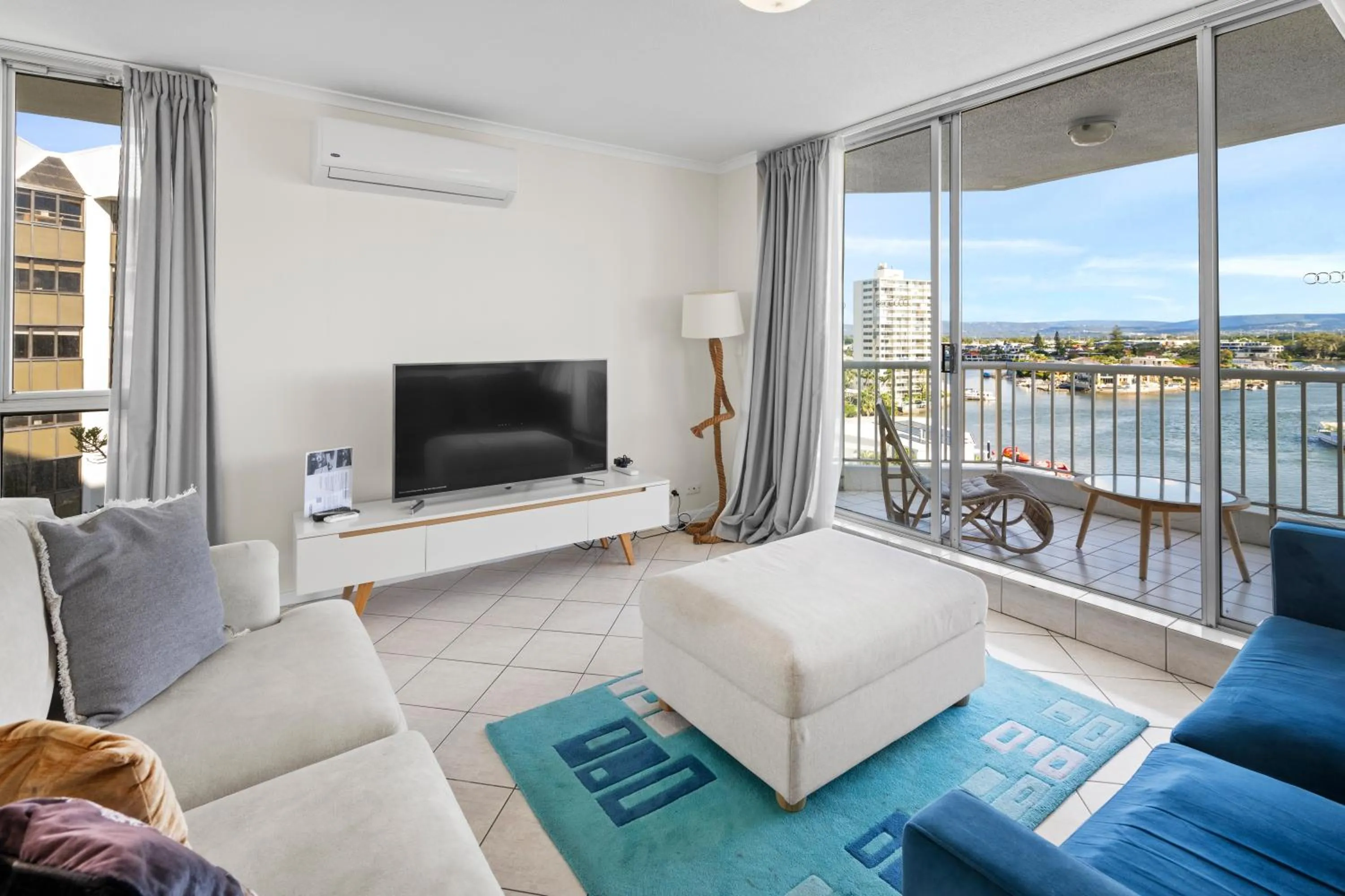 Living room in Moorings On Cavill Surfers Paradise