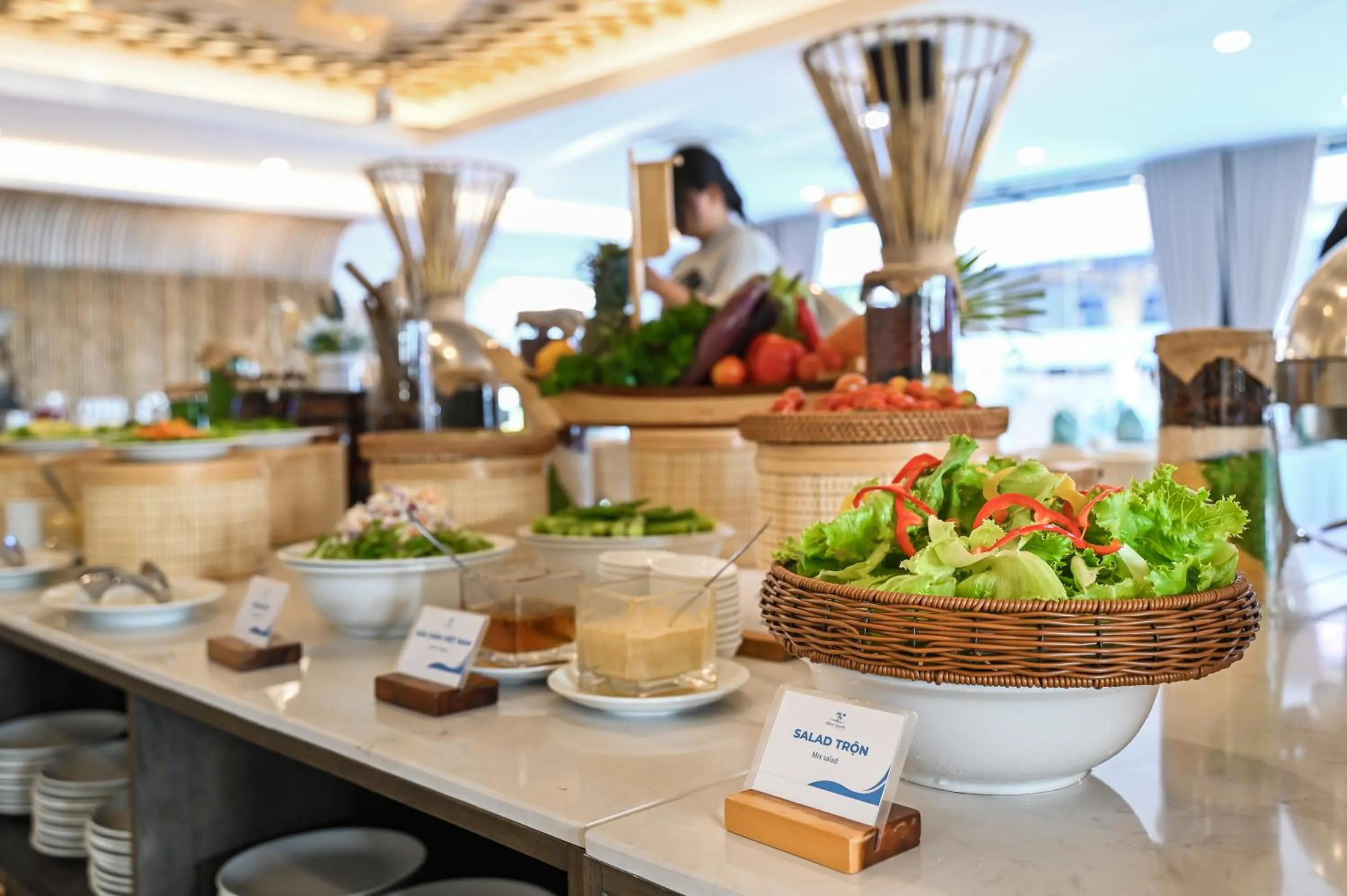 Buffet breakfast in Silver Beach Resort Ke Ga