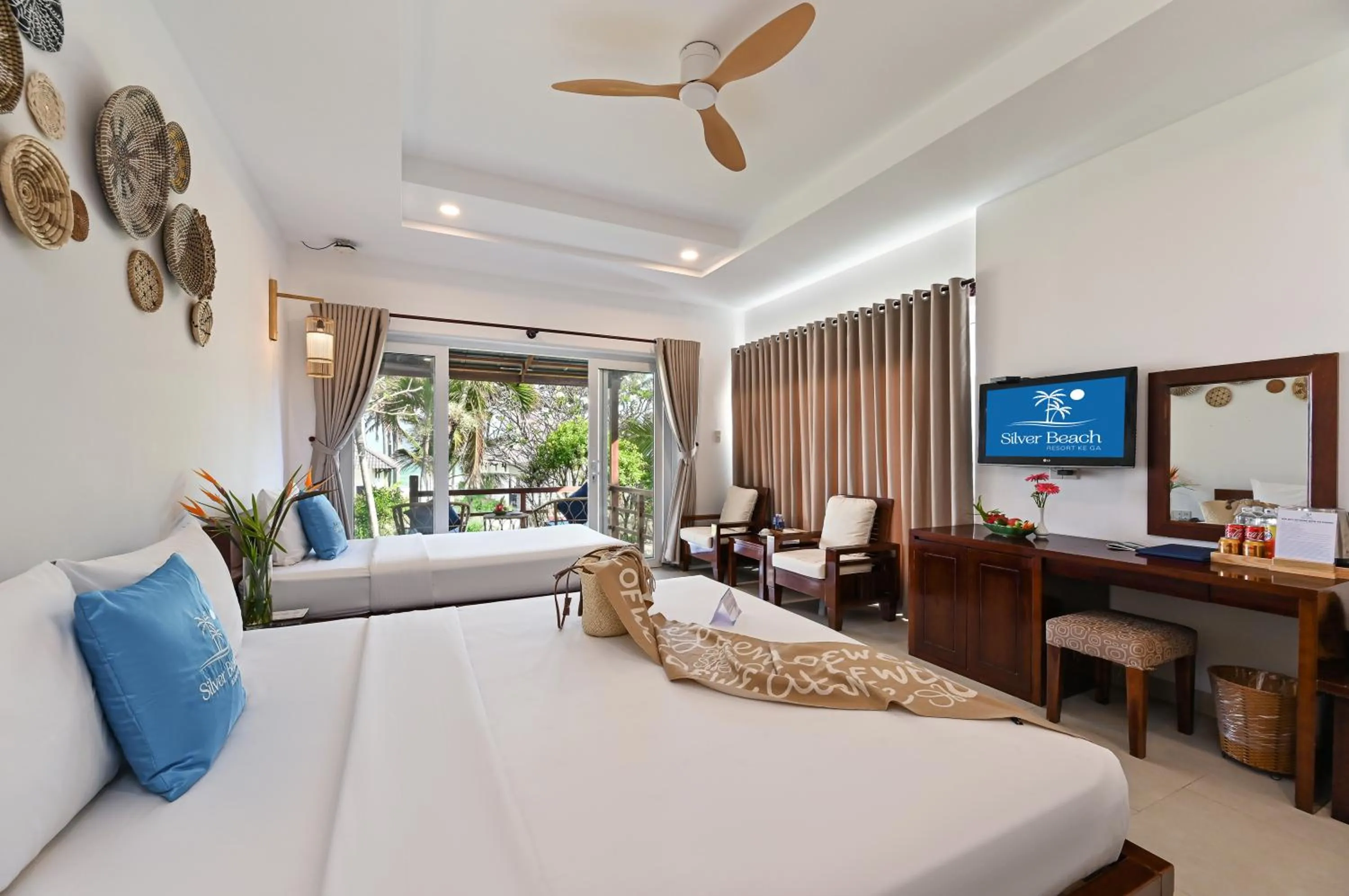 TV and multimedia, Bed in Silver Beach Resort Ke Ga