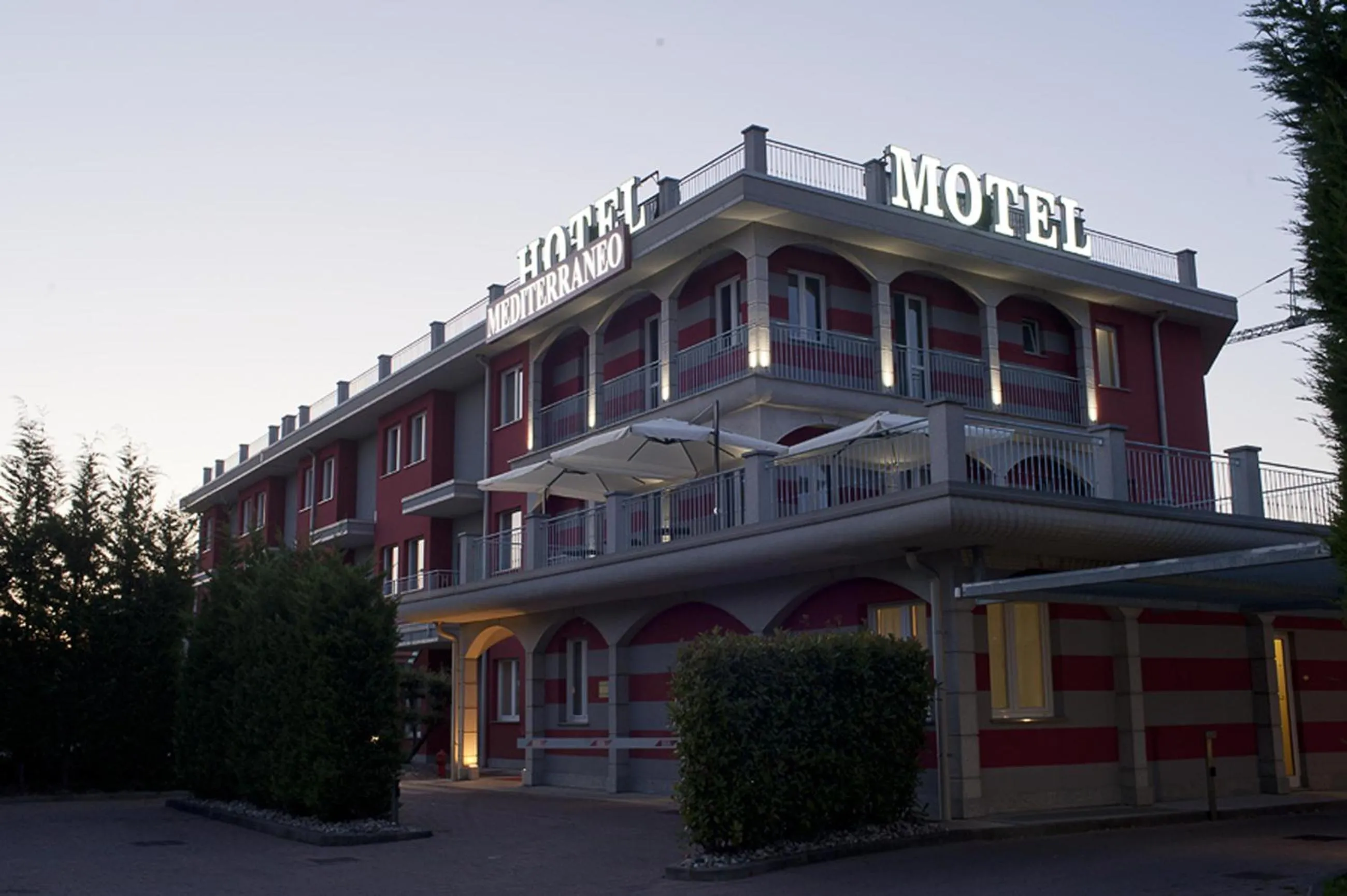 Facade/entrance in Hotel Mediterraneo