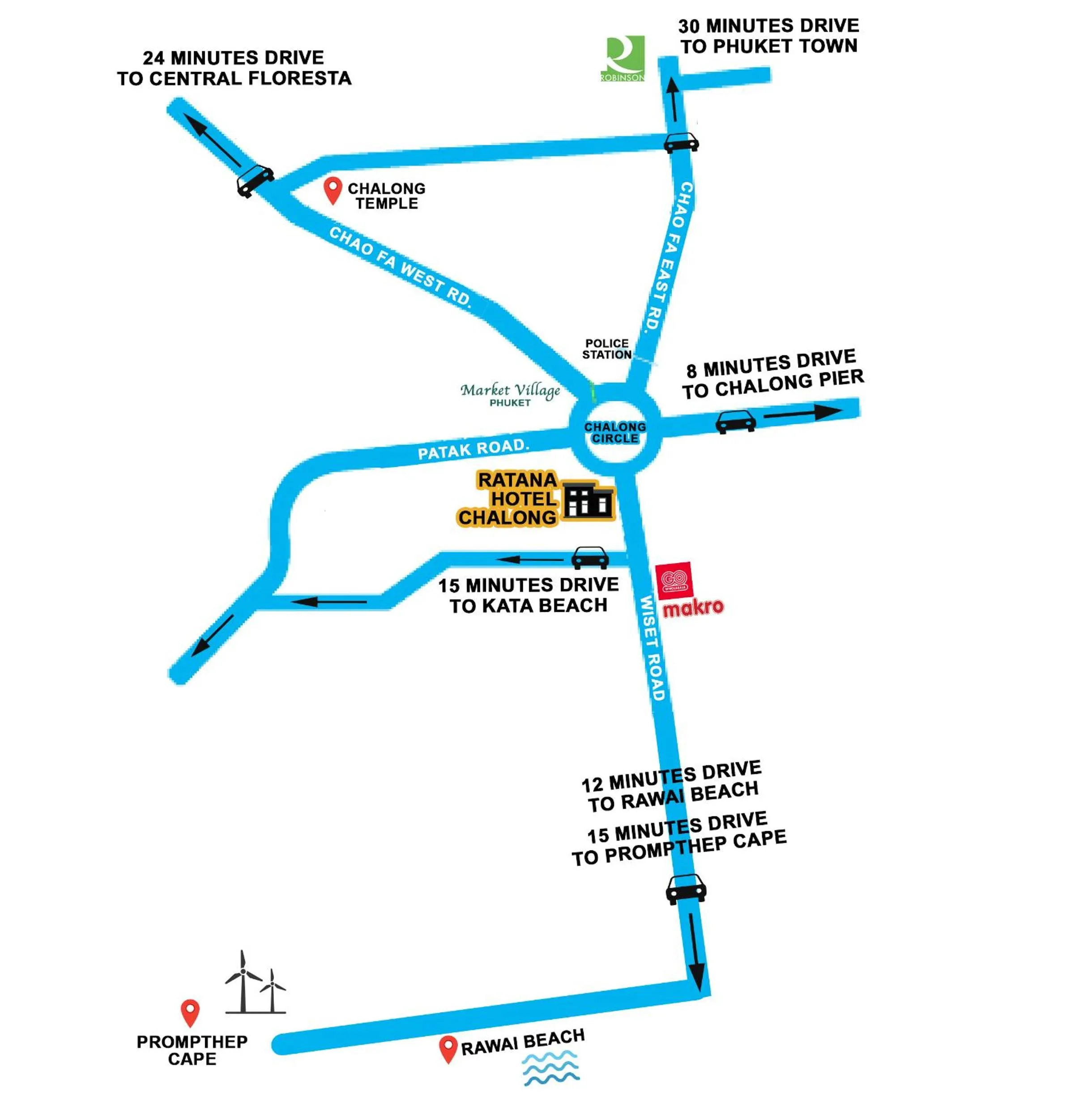 Property logo or sign in Ratana Hotel Chalong