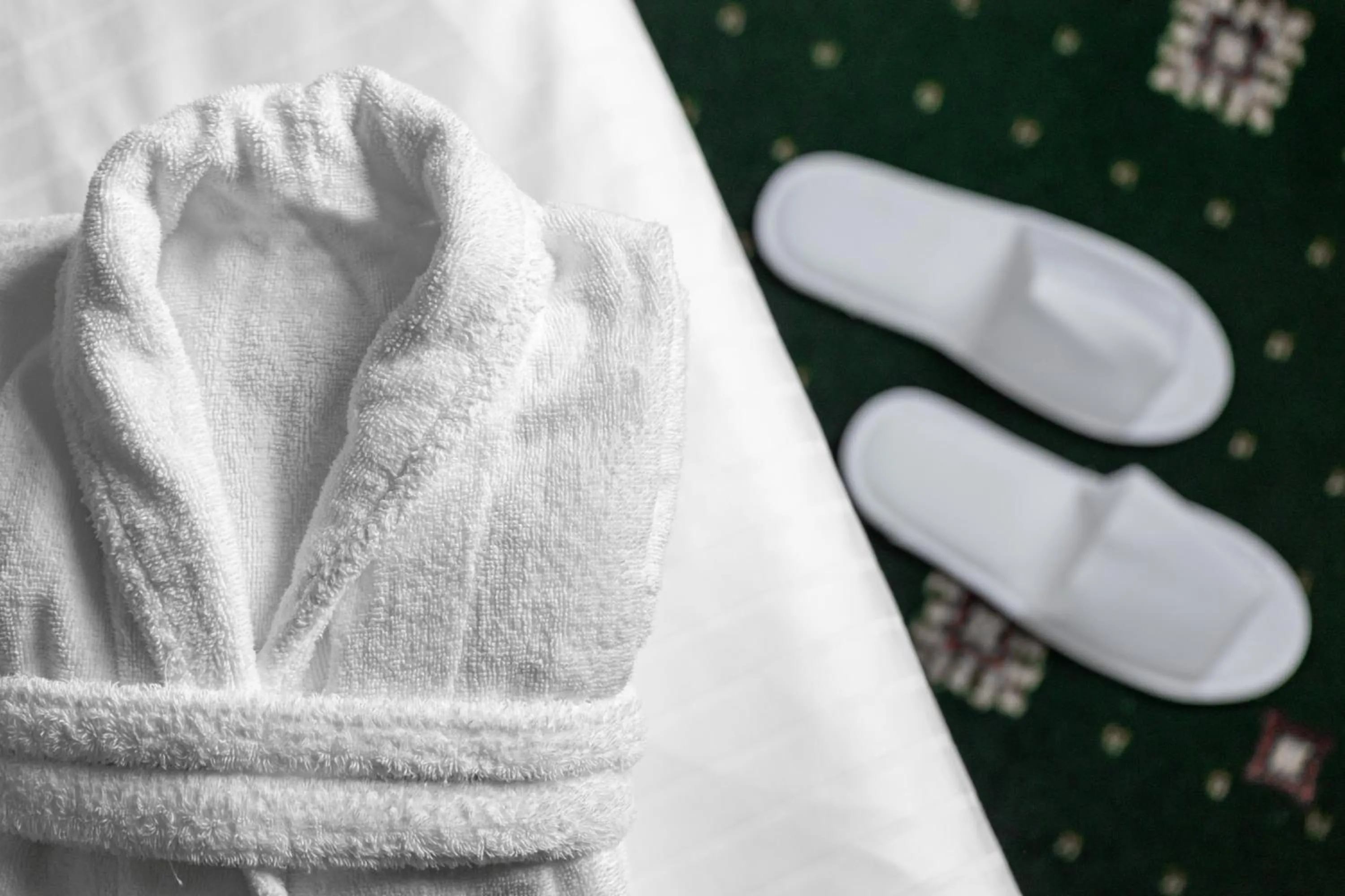 Bed in Spa Hotel Villa Smetana