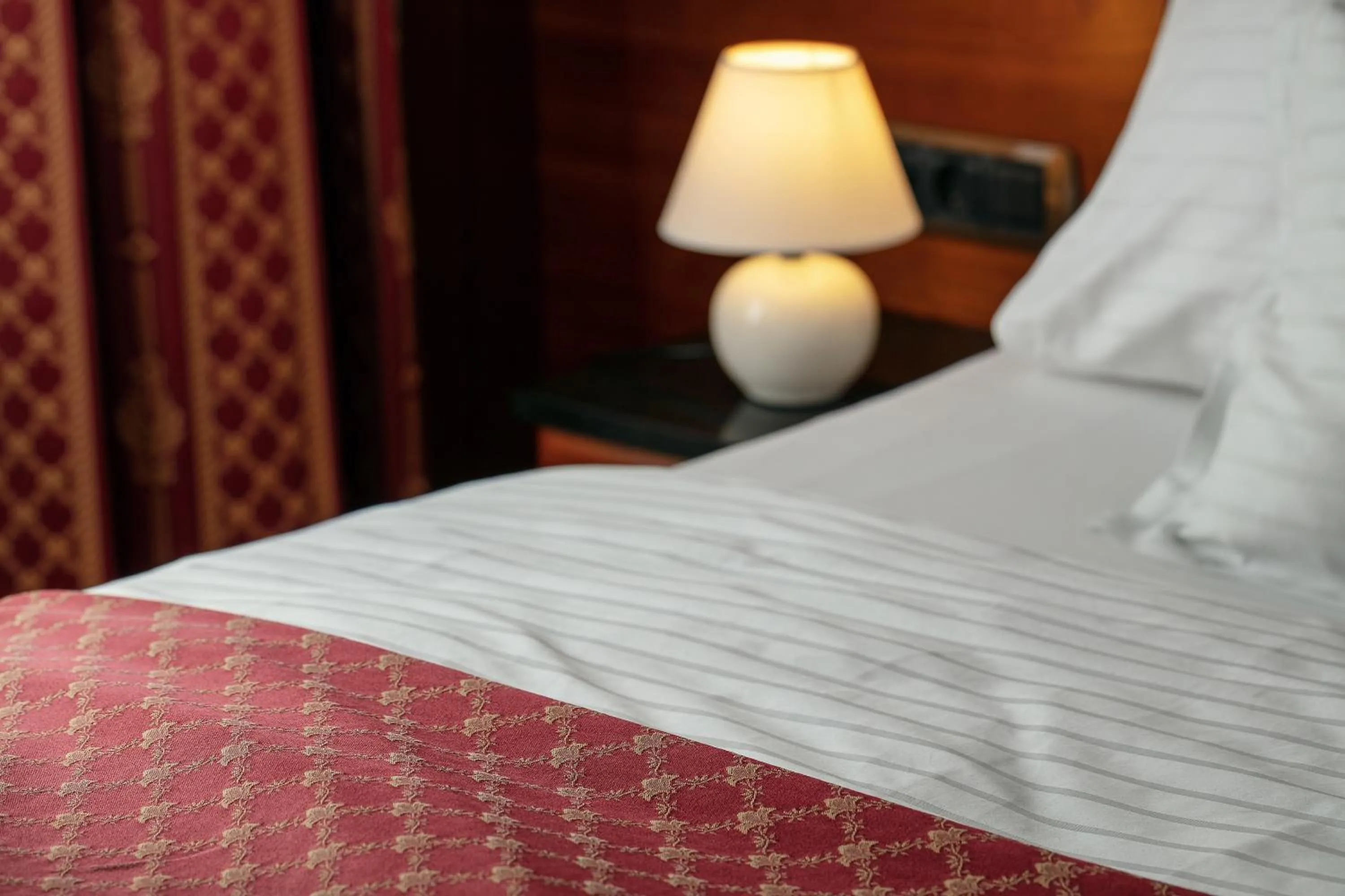 Bed in Spa Hotel Villa Smetana