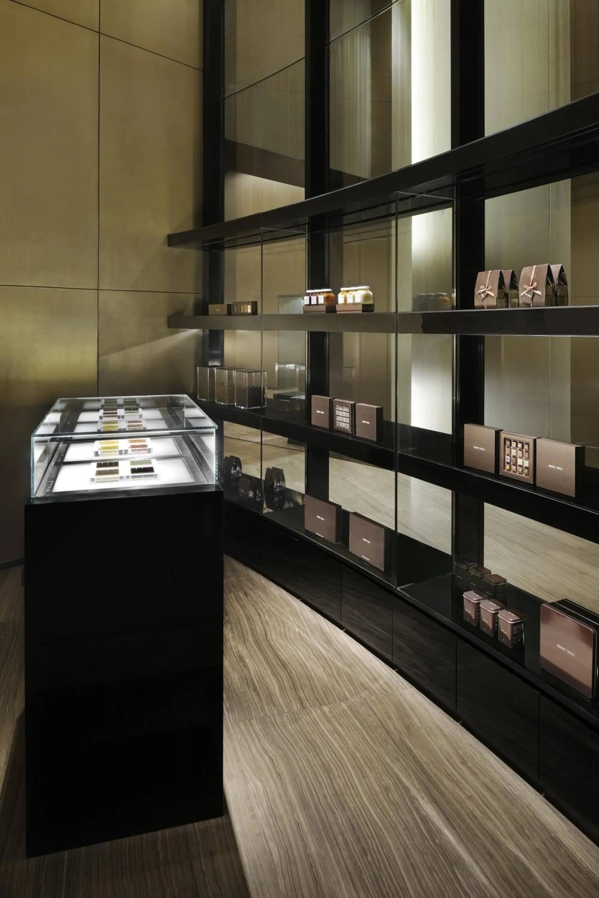 Decorative detail in Armani Hotel Dubai, Burj Khalifa