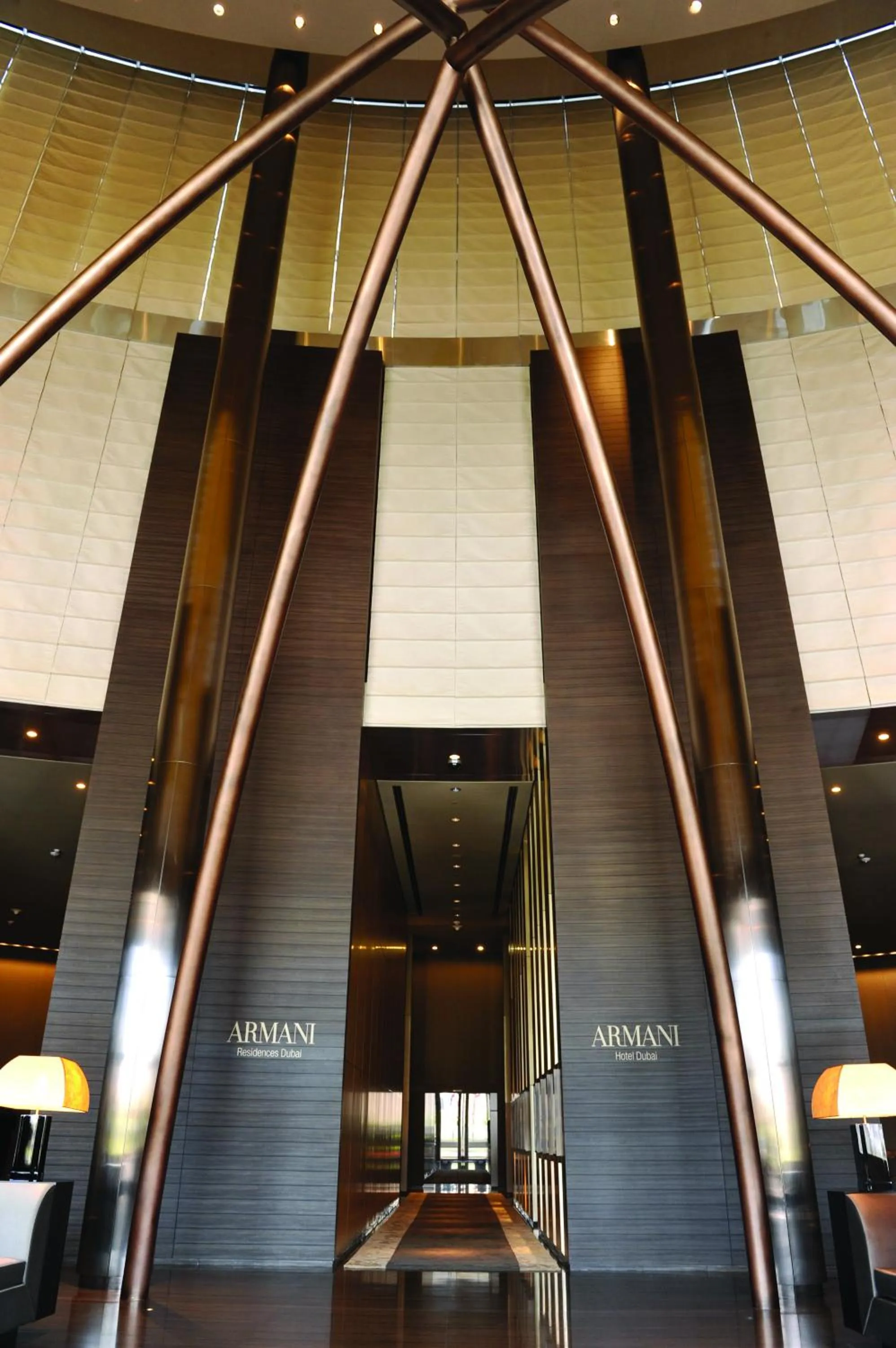 Lobby or reception in Armani Hotel Dubai, Burj Khalifa