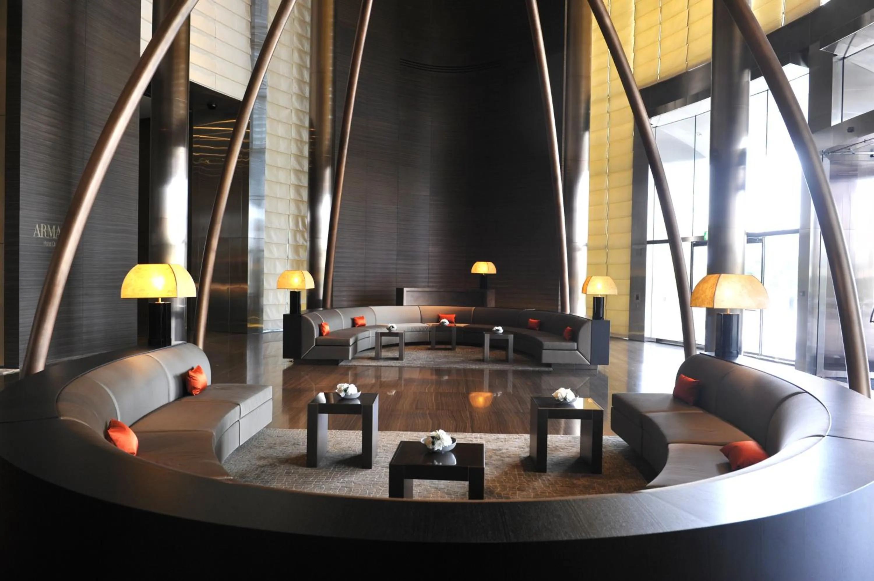 Lobby or reception in Armani Hotel Dubai, Burj Khalifa