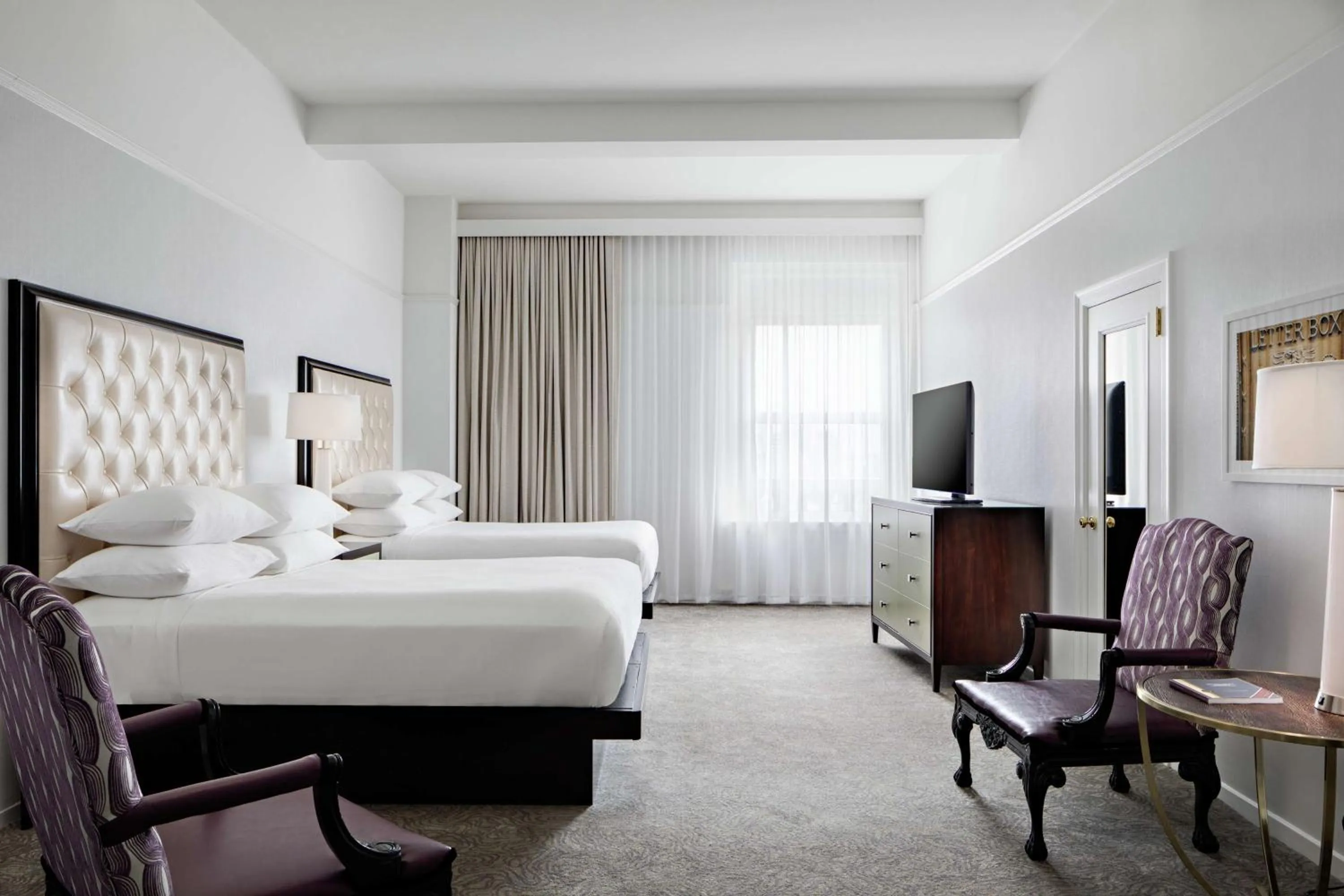 Bed in Amway Grand Plaza Hotel, Curio Collection by Hilton