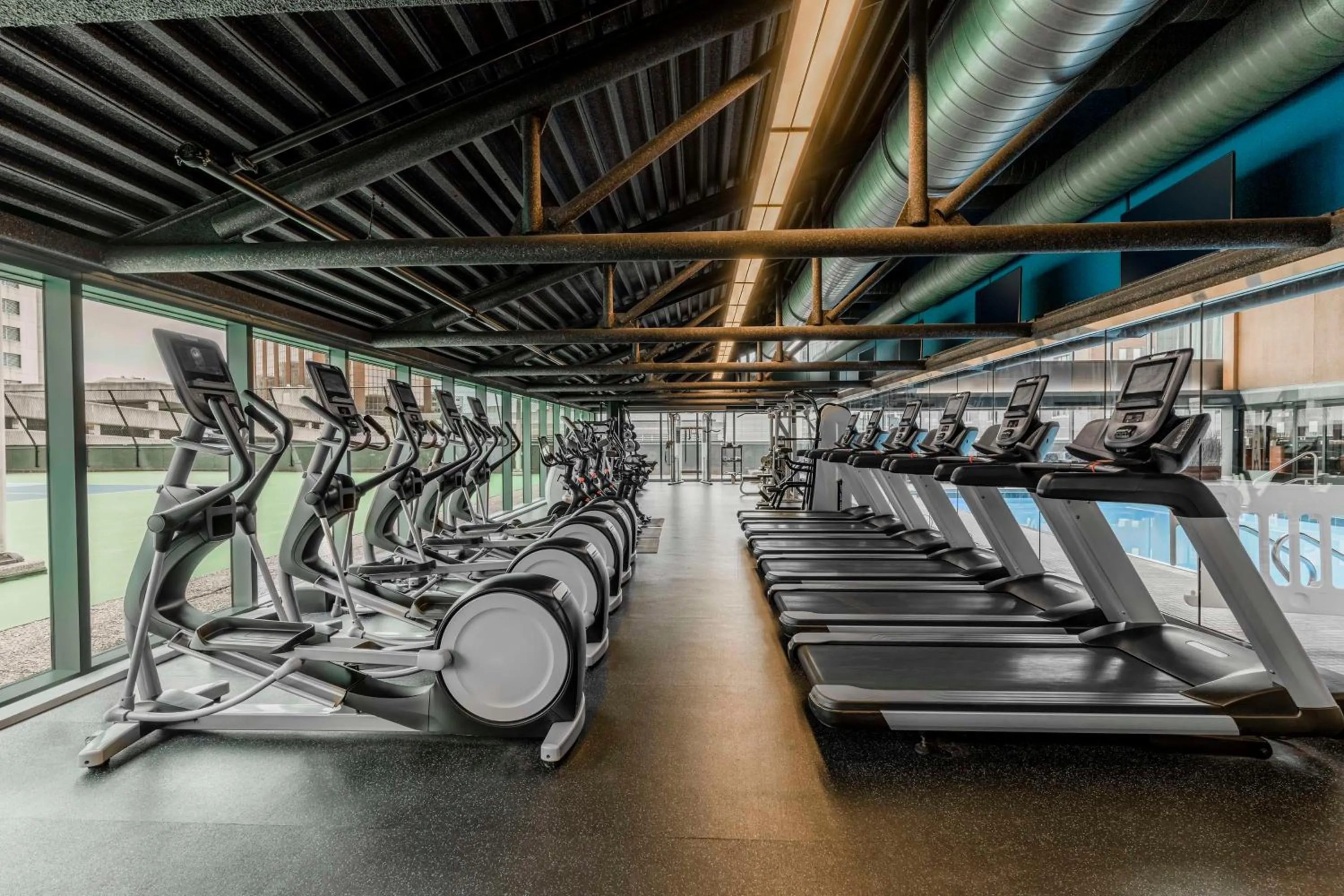 Fitness centre/facilities in Amway Grand Plaza Hotel, Curio Collection by Hilton