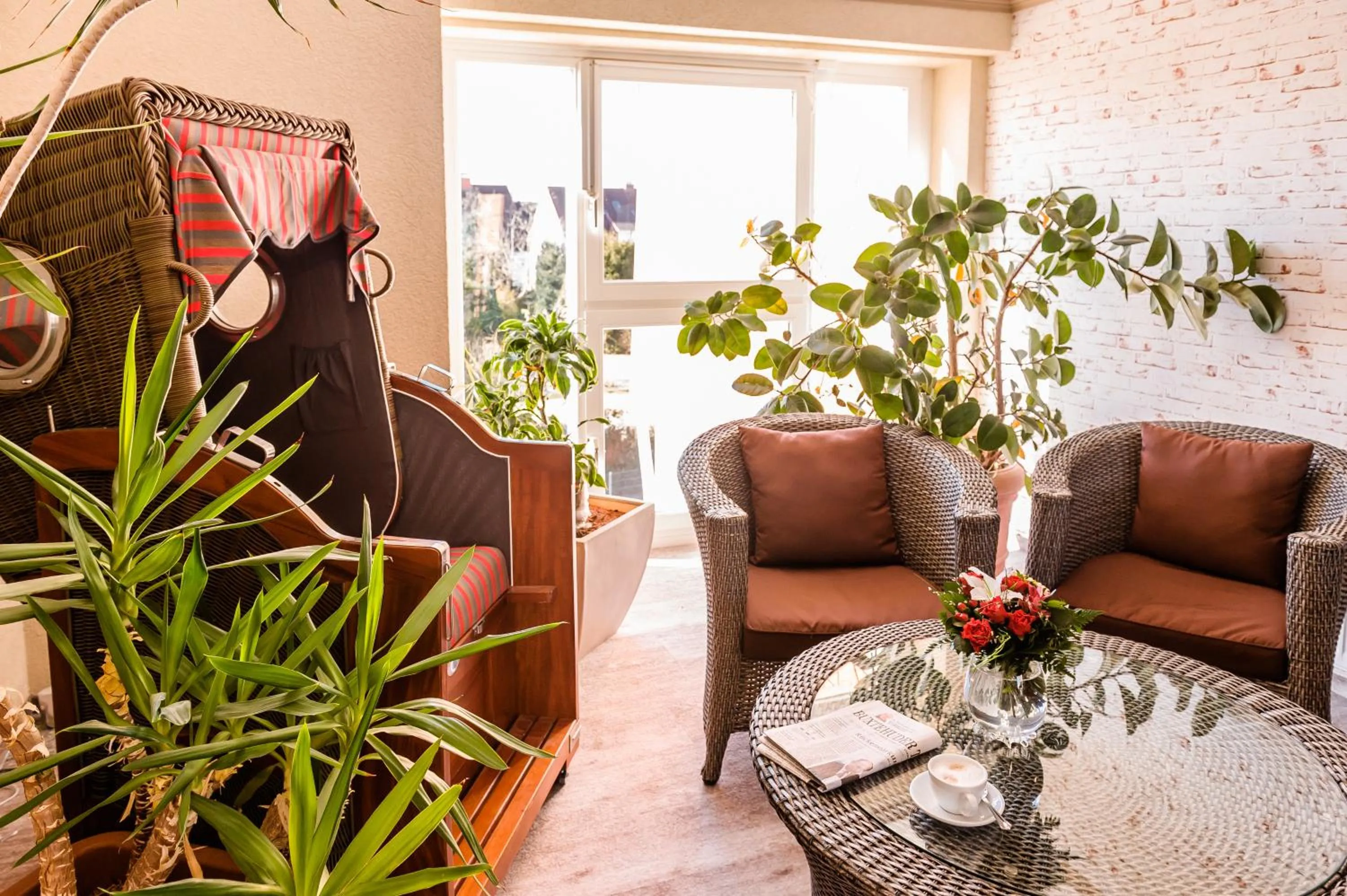 Area and facilities in Hotel an der Linah garni