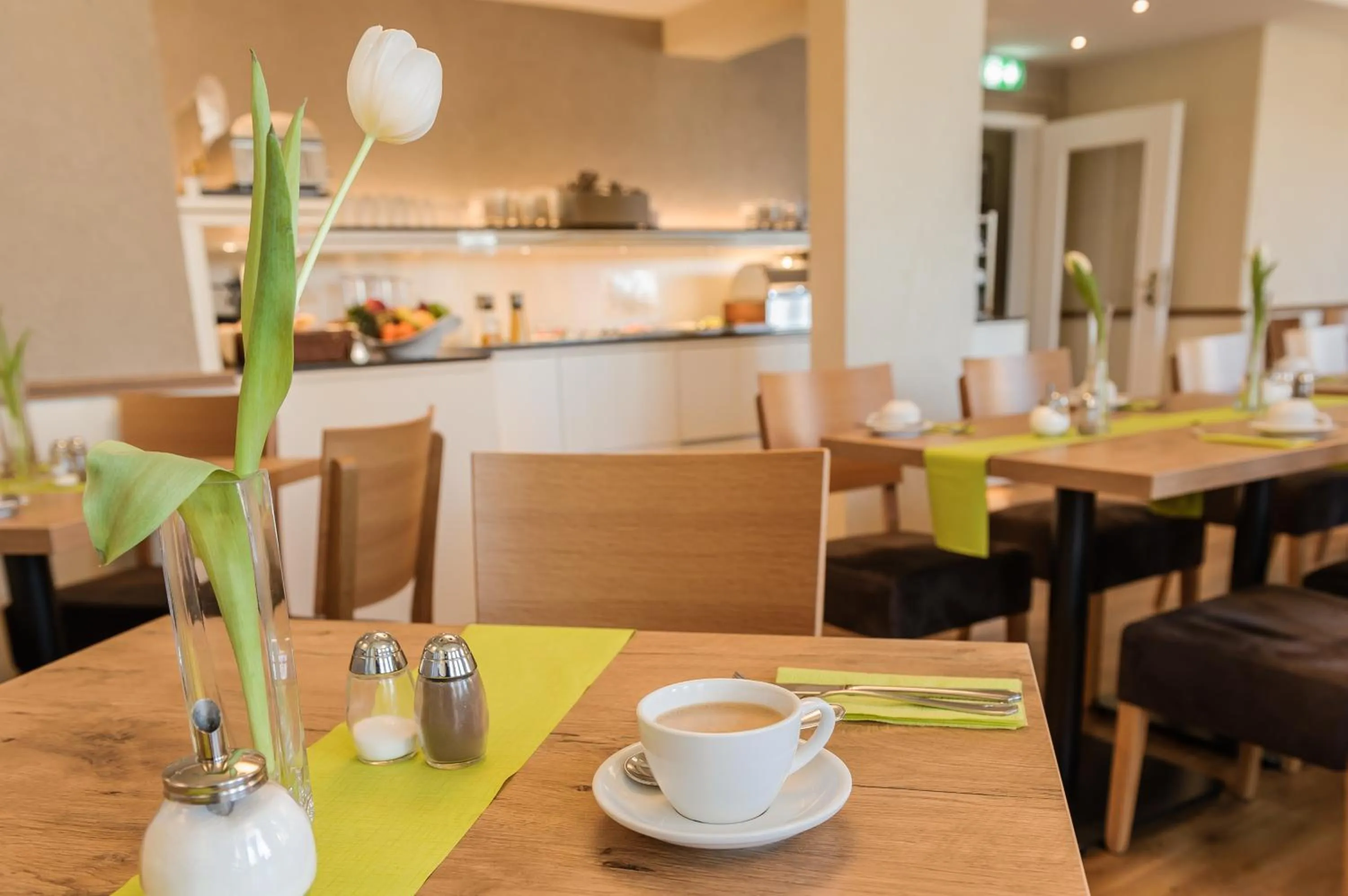 Food and drinks in Hotel an der Linah garni