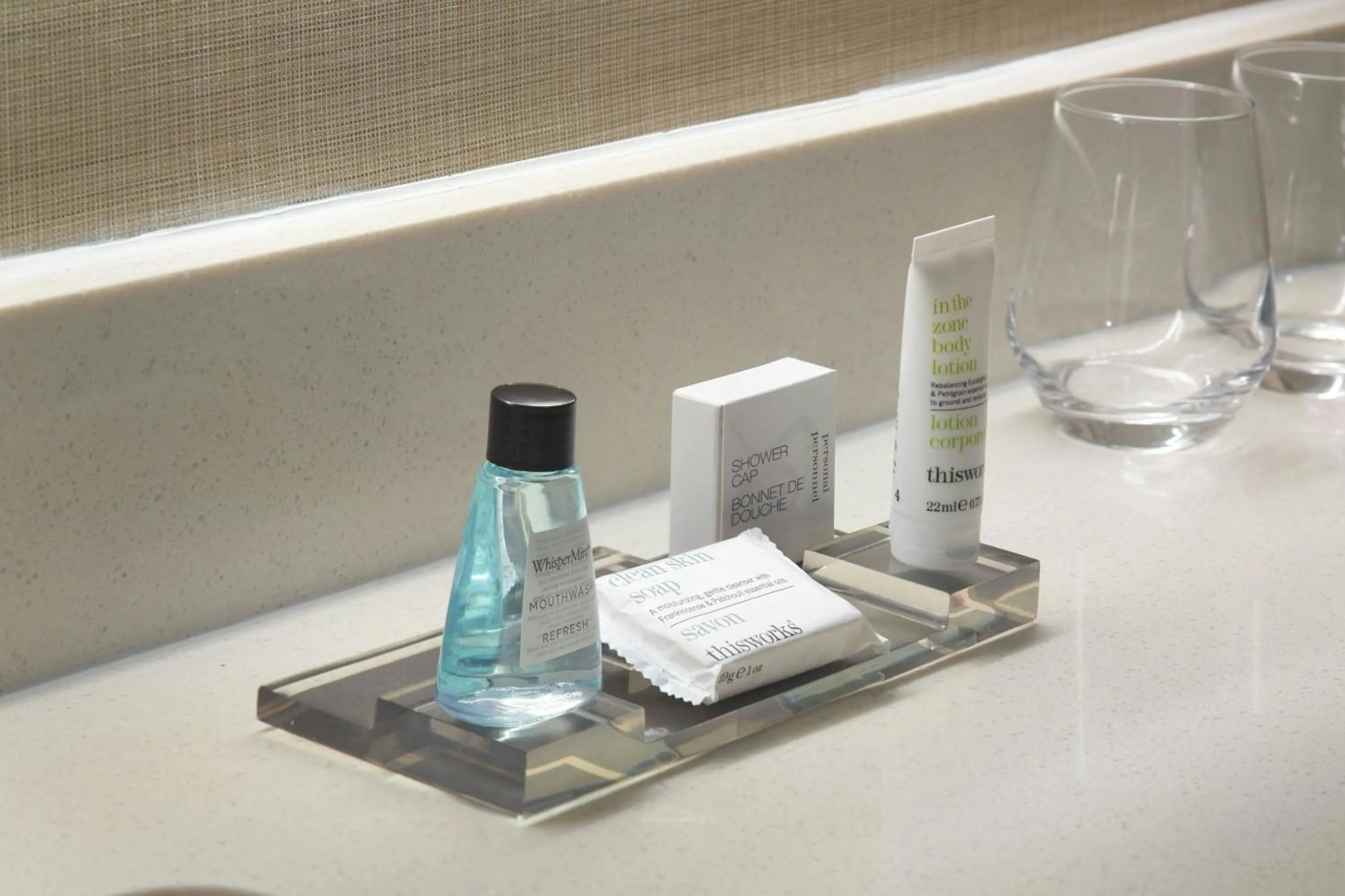 Bathroom in Charlotte Marriott City Center