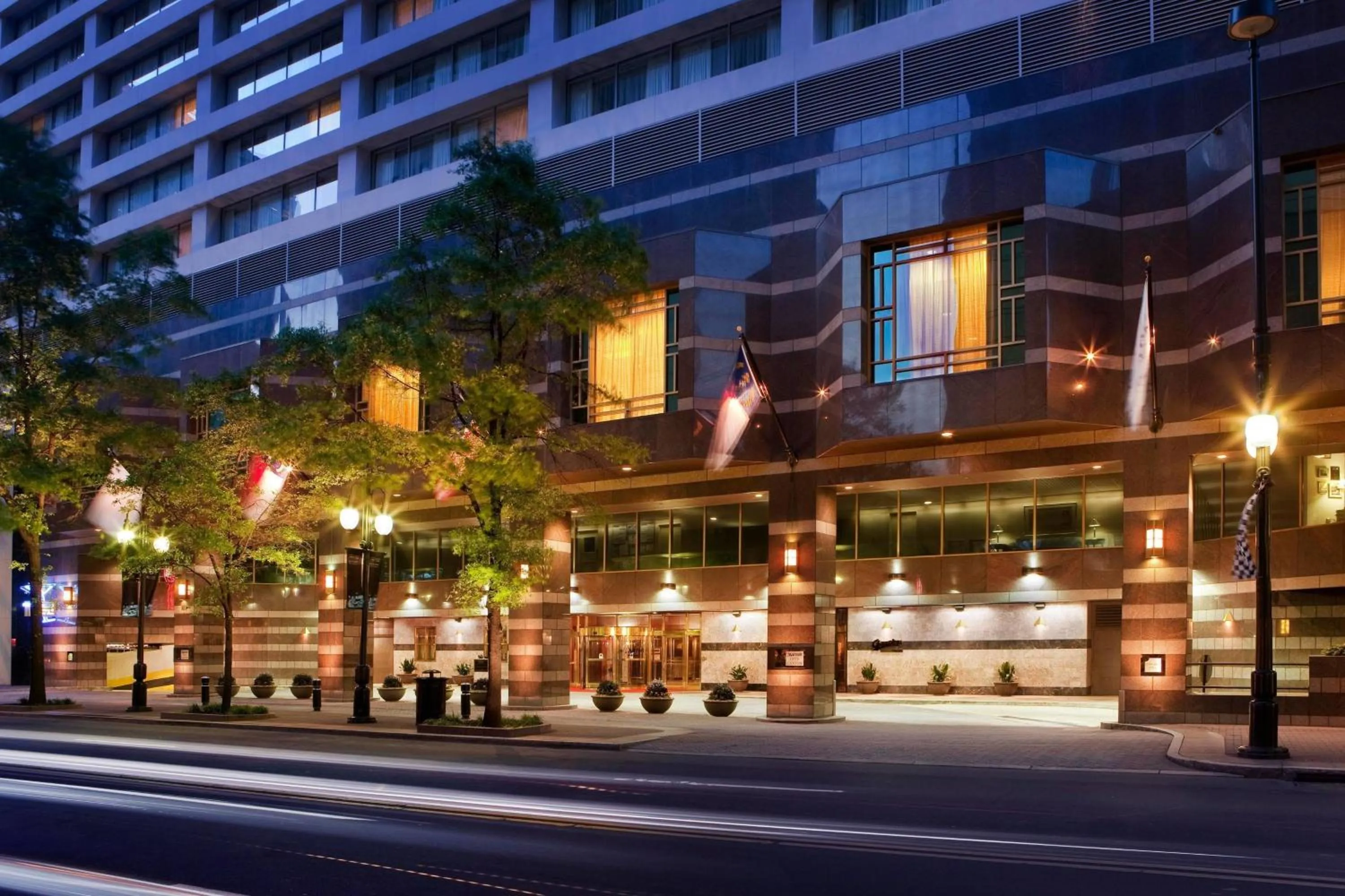 Property building in Charlotte Marriott City Center
