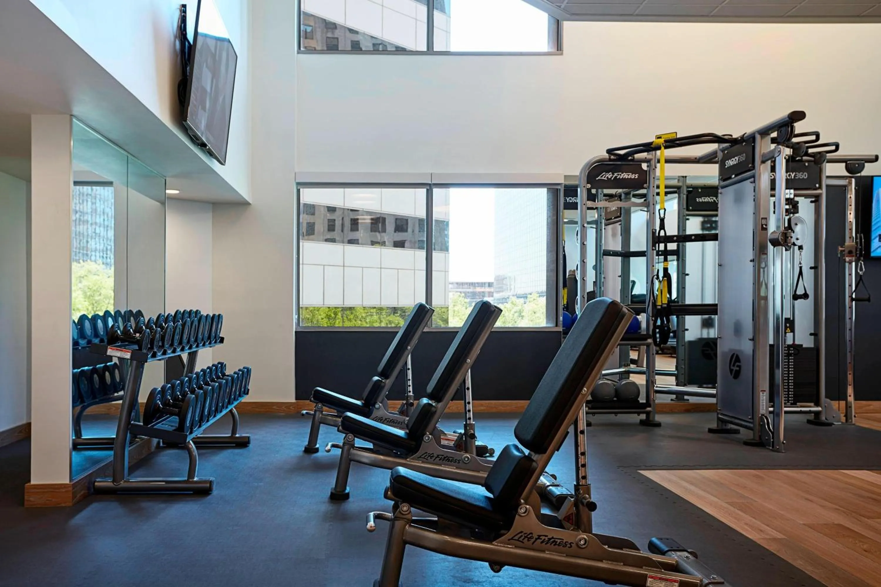Fitness centre/facilities in Charlotte Marriott City Center